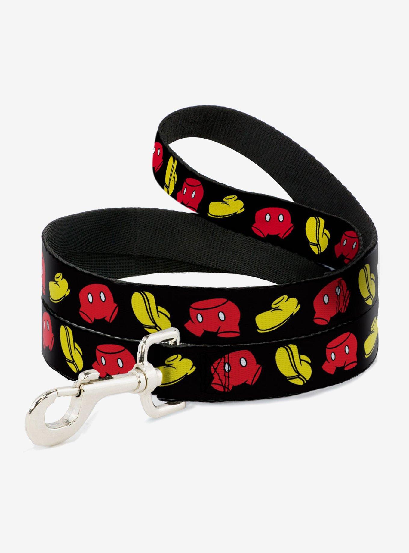 Disney Mickey Mouse Shorts and Shoes Dog Leash, BLACK, hi-res