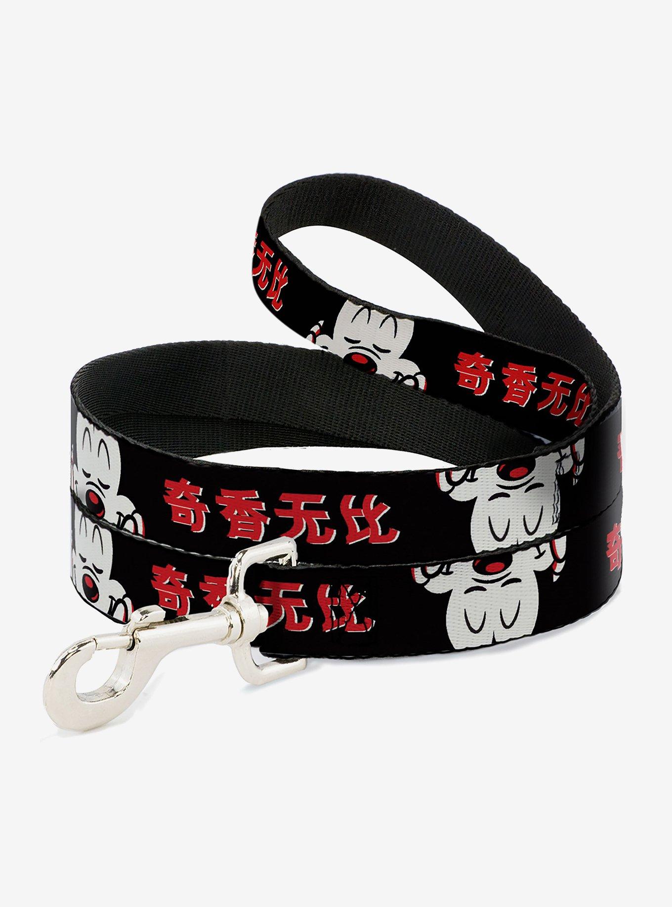 Disney Mickey Mouse Smelling Pose Dog Leash, BLACK, hi-res