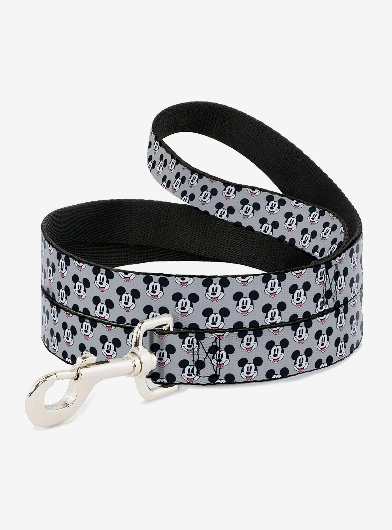 Disney Mickey Mouse Smiling Face Monogram Dog Leash, , hi-res