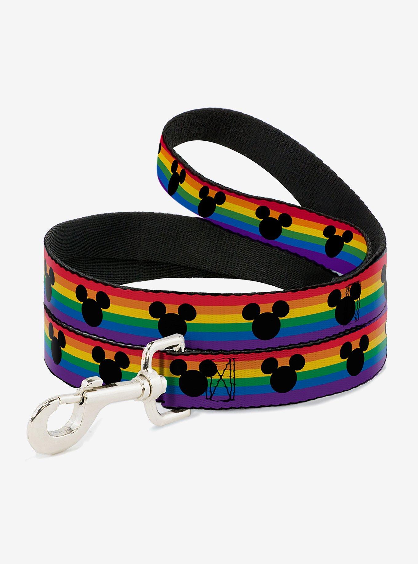 Disney Mickey Mouse Ears Icon Rainbow Pride Flag Dog Leash, MULTI, hi-res