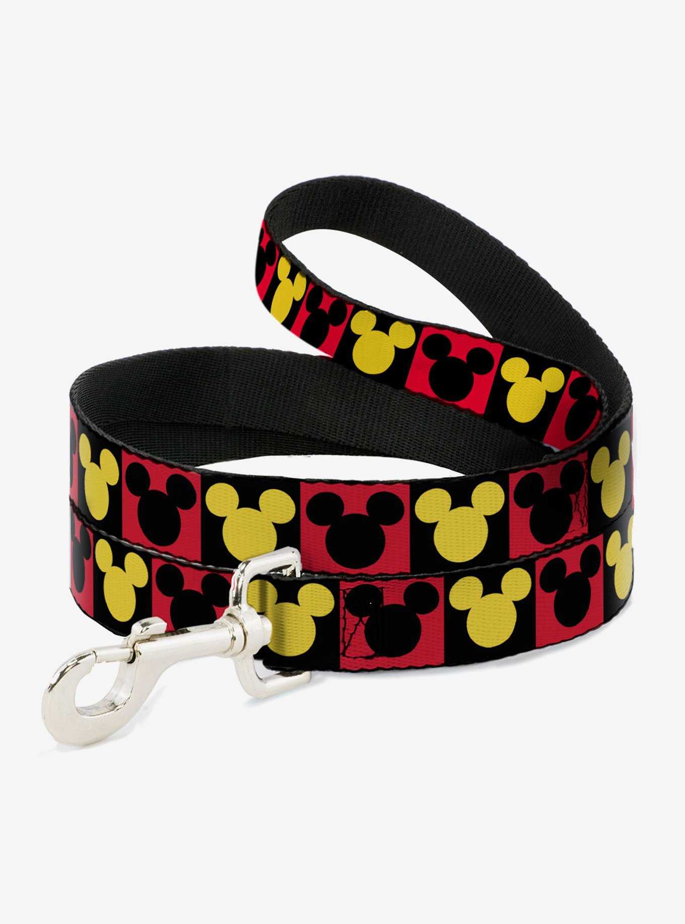 Disney Mickey Mouse Ears Icon Blocks Dog Leash, , hi-res