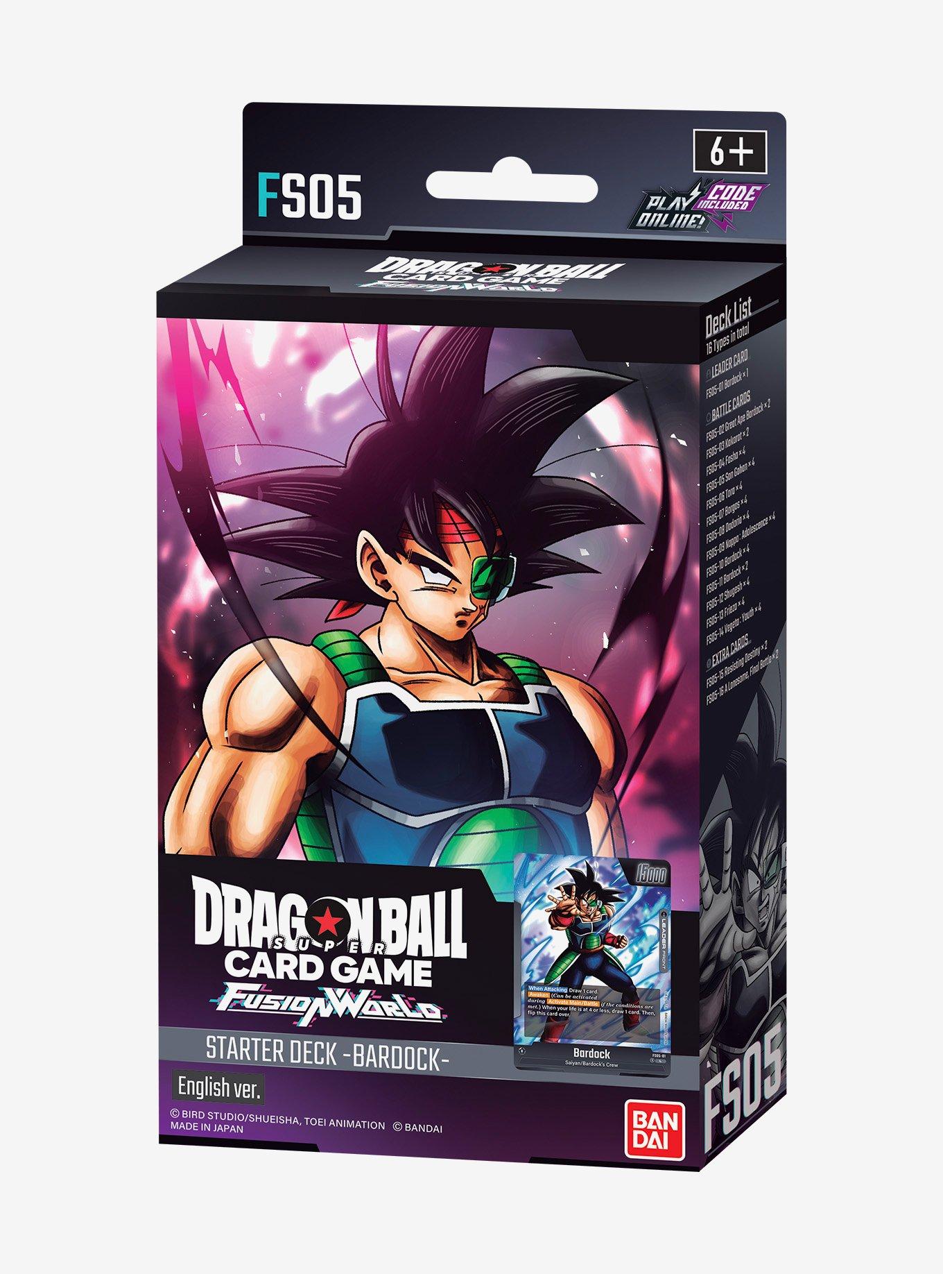 Dragon Ball Super Card Game Fusion World Assorted Blind Starter Deck 