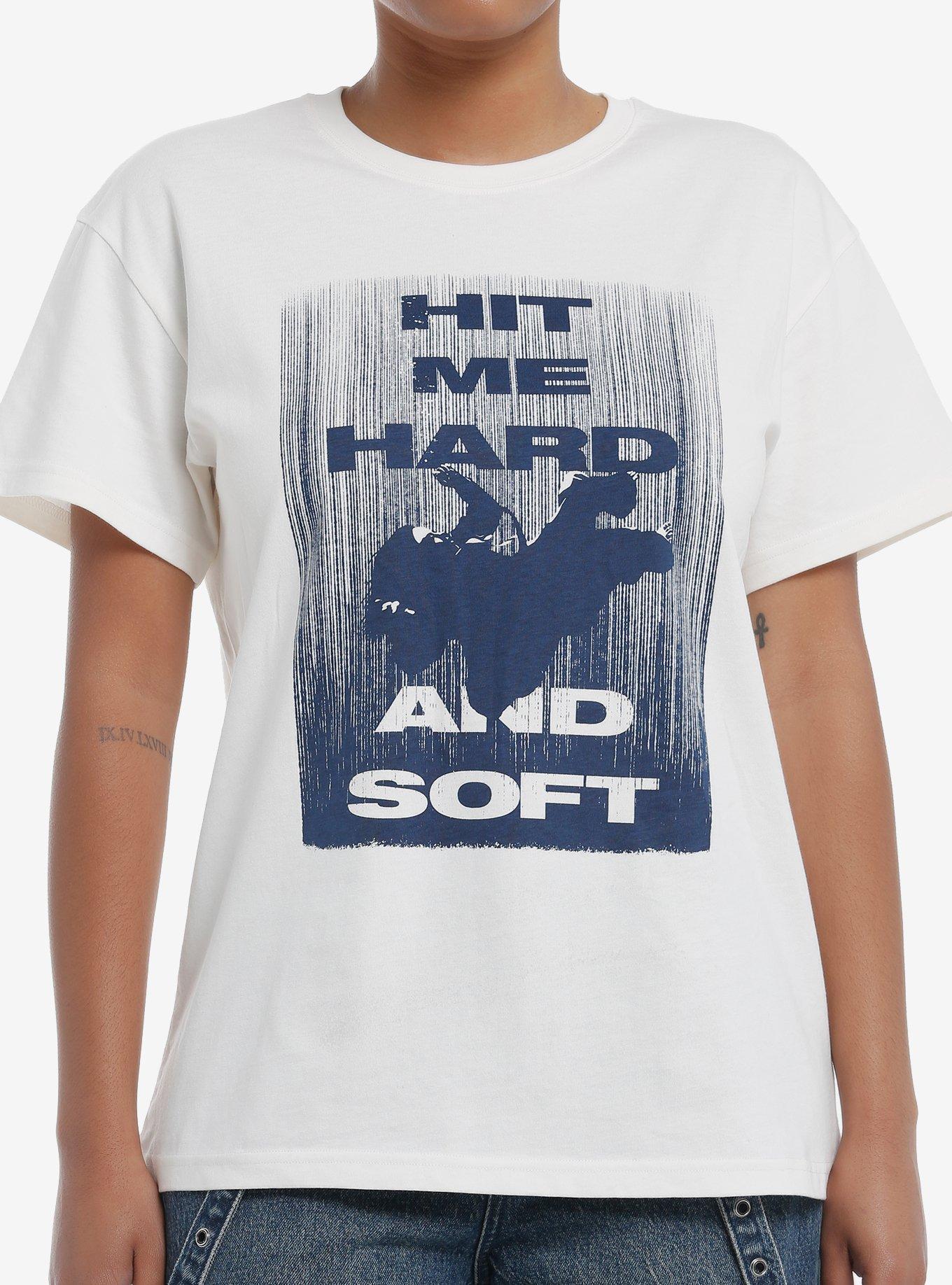 Billie Eilish Hit Me Hard And Soft White T-Shirt Hot Topic Exclusive, BRIGHT WHITE, hi-res