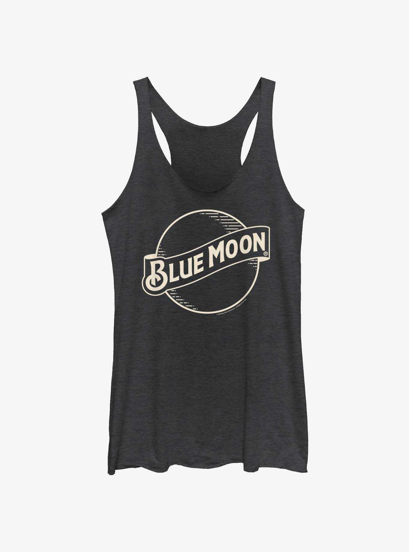 Blue Moon Outline Classic Logo Womens Tank Top, , hi-res