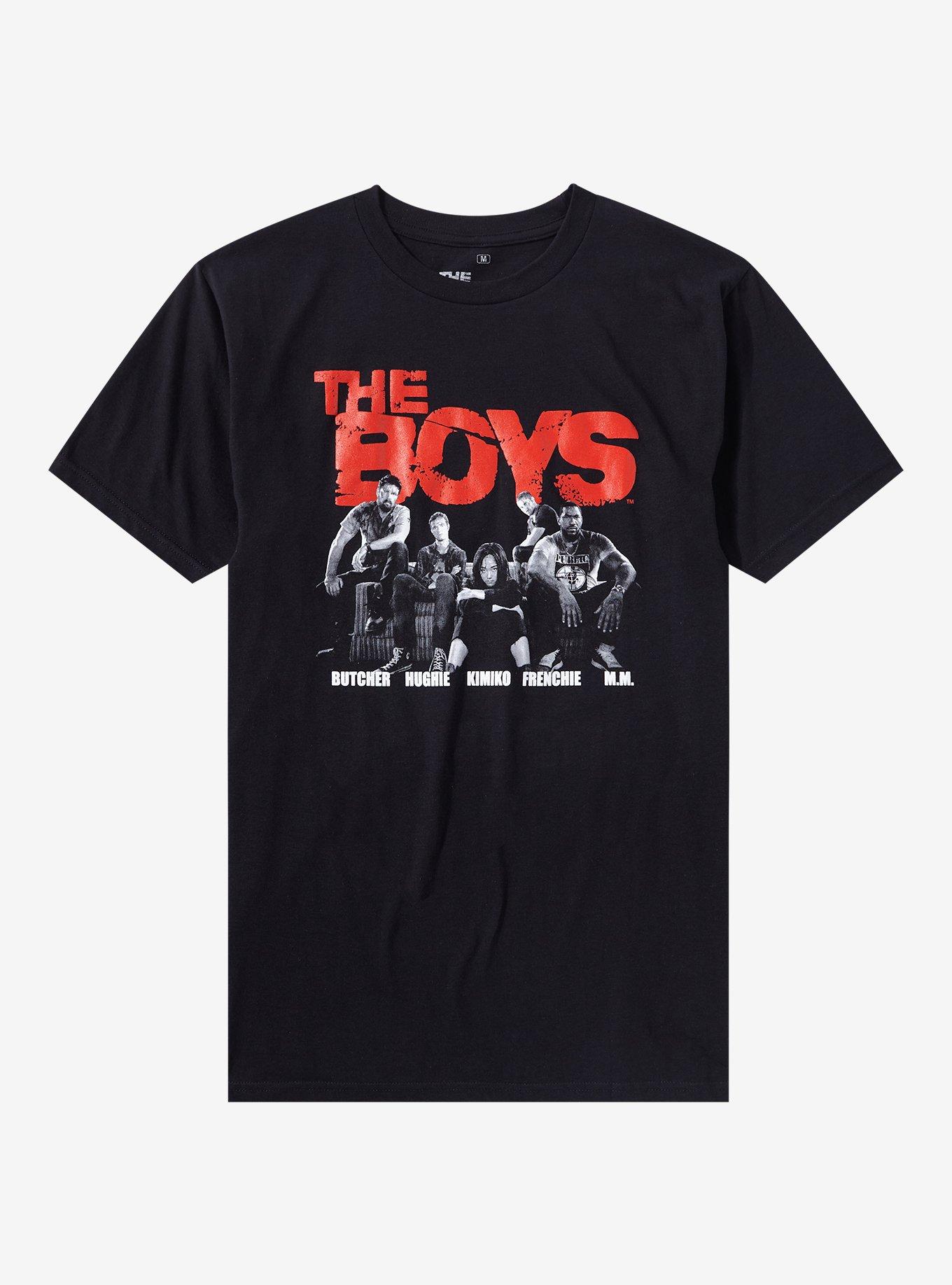 The Boys Group Couch T-Shirt, BLACK, hi-res