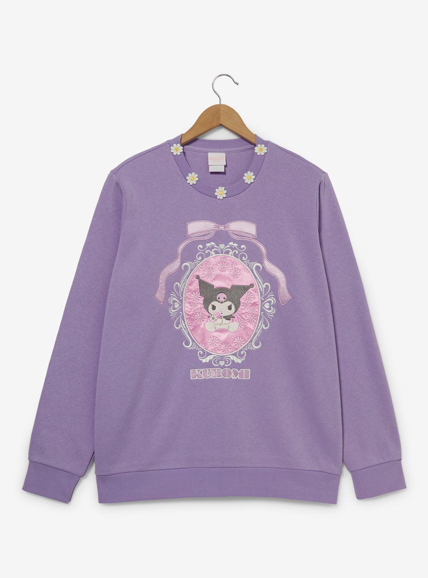 Sanrio Kuromi Frame Portrait Plus Size Crewneck - BoxLunch Exclusive, , hi-res