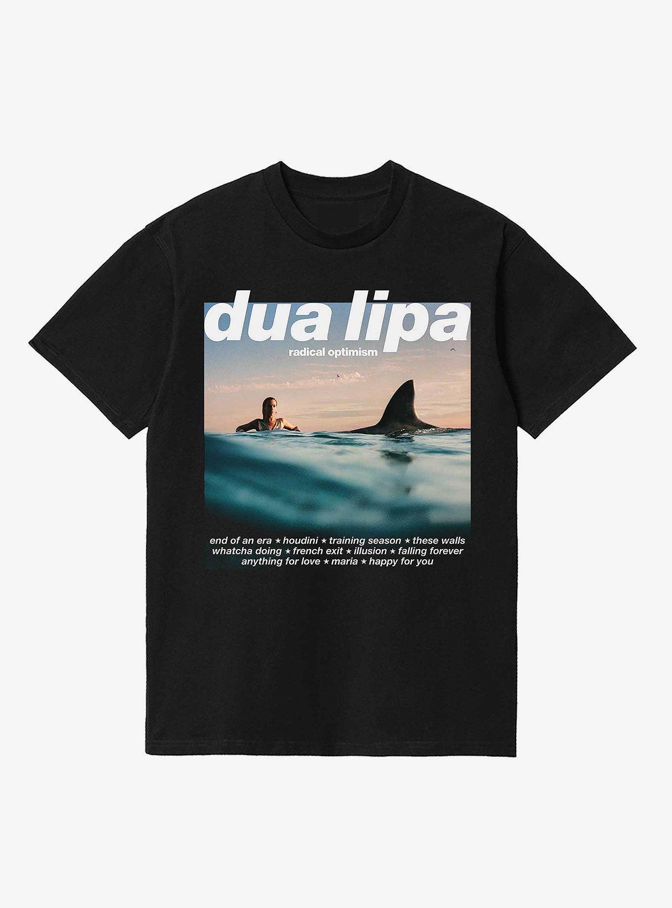 Dua Lipa Radical Optimism Album Art & Tracklist T-Shirt, BLACK, hi-res