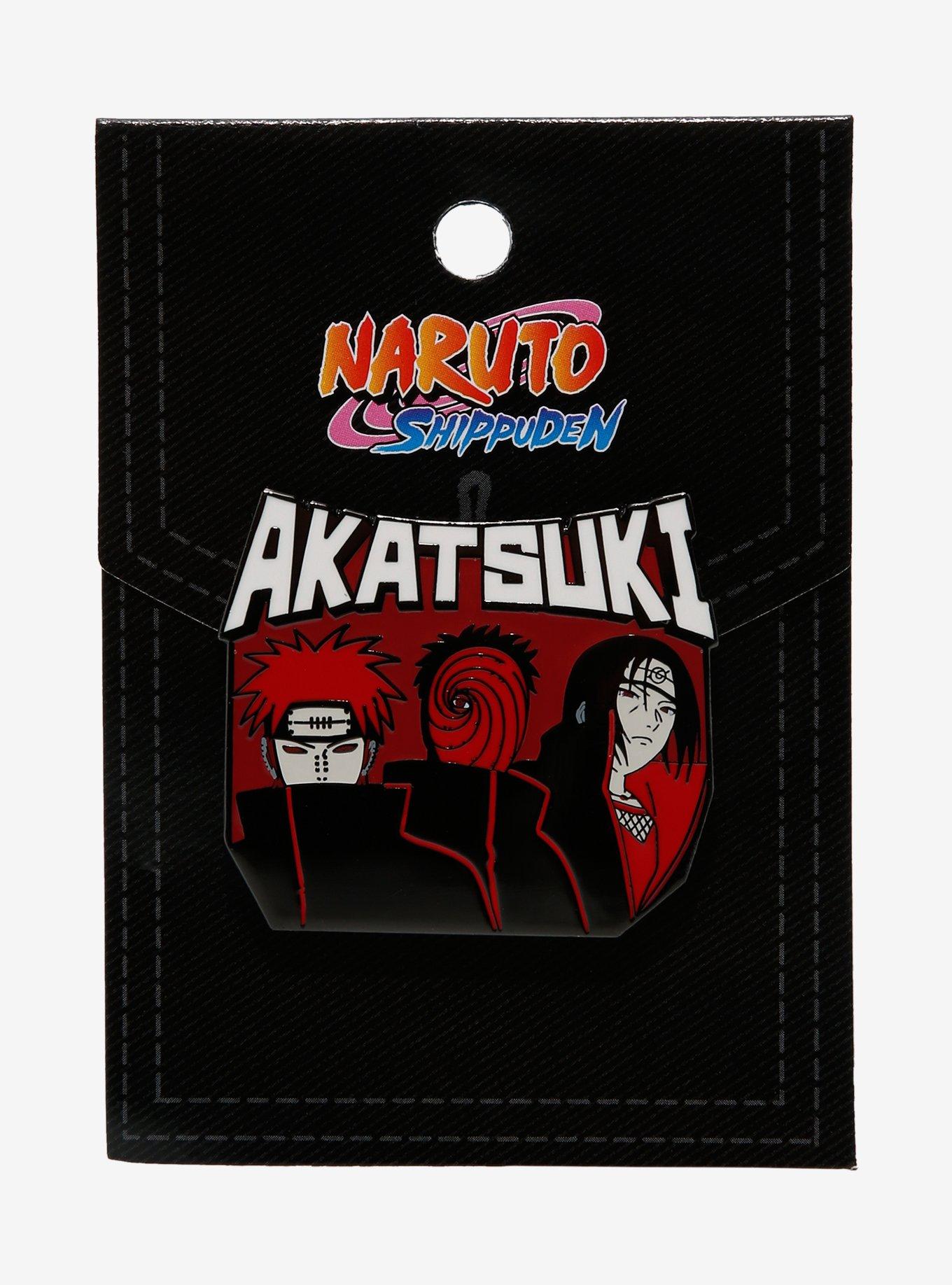 Naruto Shippuden Akatsuki Enamel Pin — BoxLunch Exclusive, , hi-res