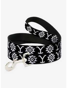 Yellowstone Dutton Ranch and Native American Icons Dog Leash, , hi-res