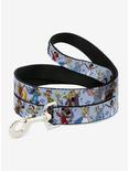 Disney 100 Musical Wonder Characters and Music Notes Dog Leash, BLUE, hi-res