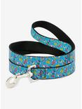 Disney 100 Mickey and Friends Poses Scattered Dog Leash, BLUE, hi-res