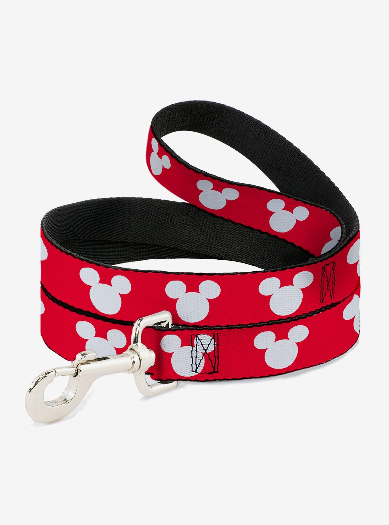 Disney Mickey Mouse Ears Icon Dog Leash, RED, hi-res