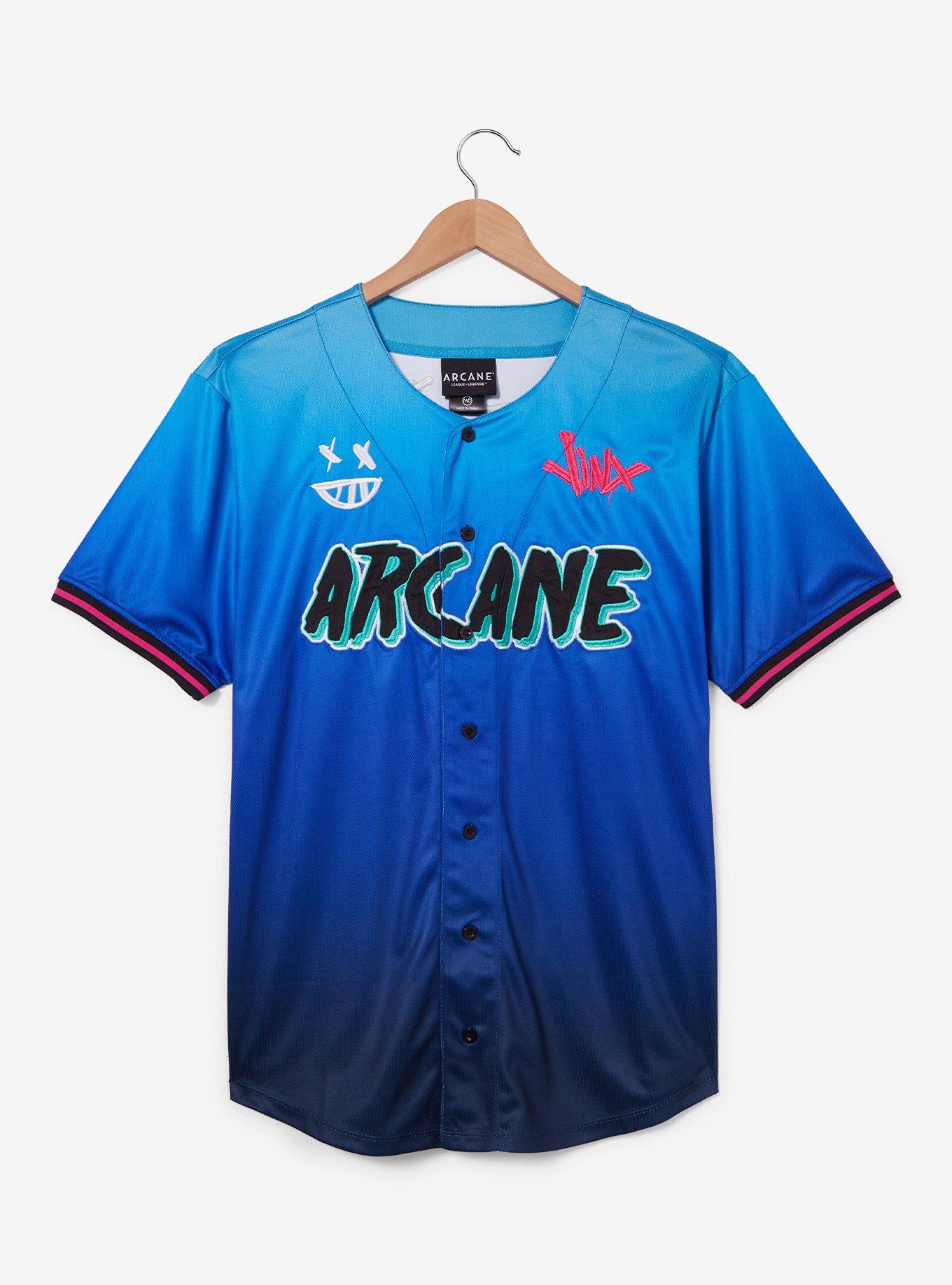 Arcane Jinx Baseball Jersey - BoxLunch Exclusive, , hi-res