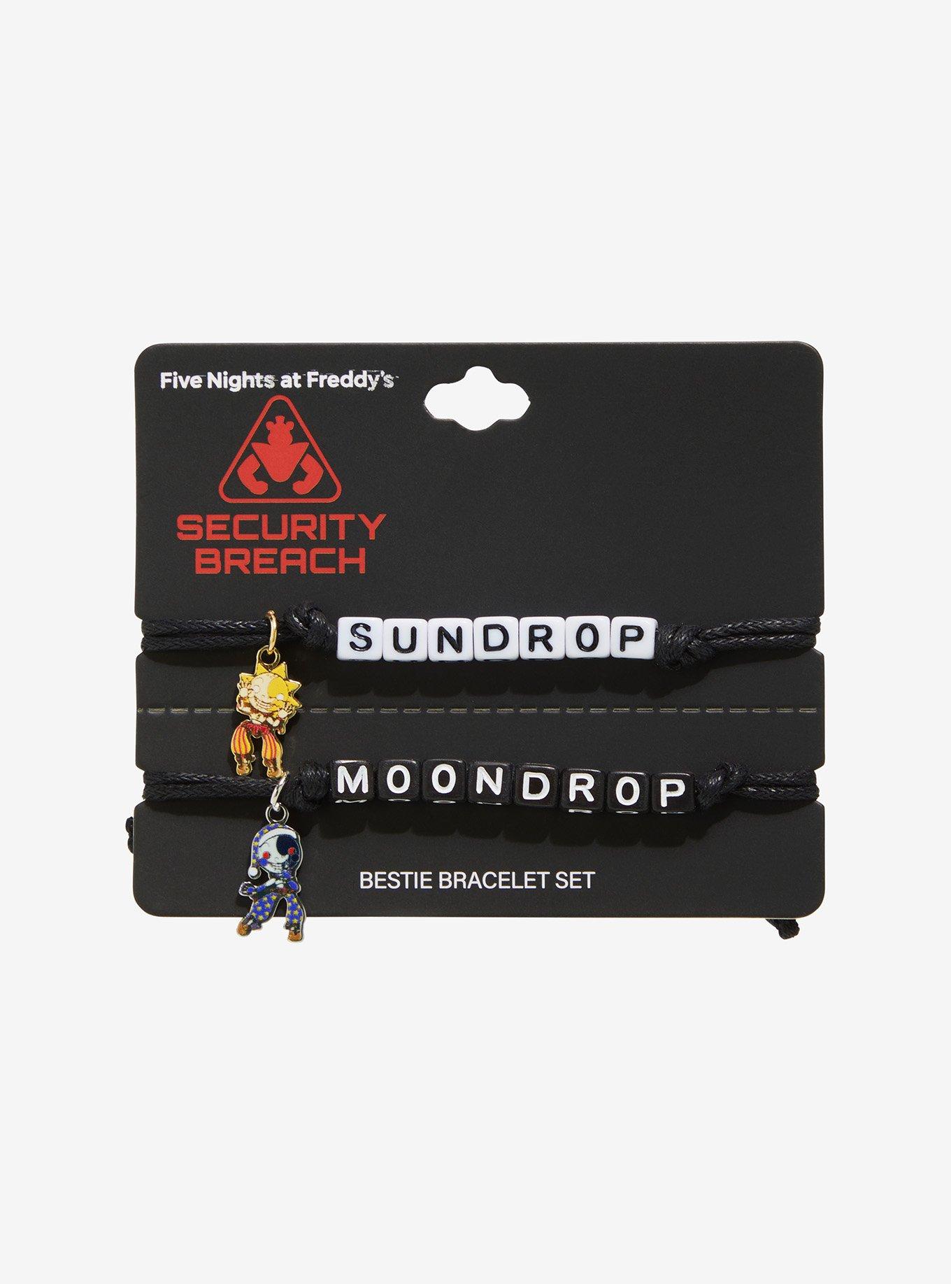 Five Nights At Freddy's: Security Breach Sun & Moon Bead Best Friend Cord Bracelet Set, , hi-res