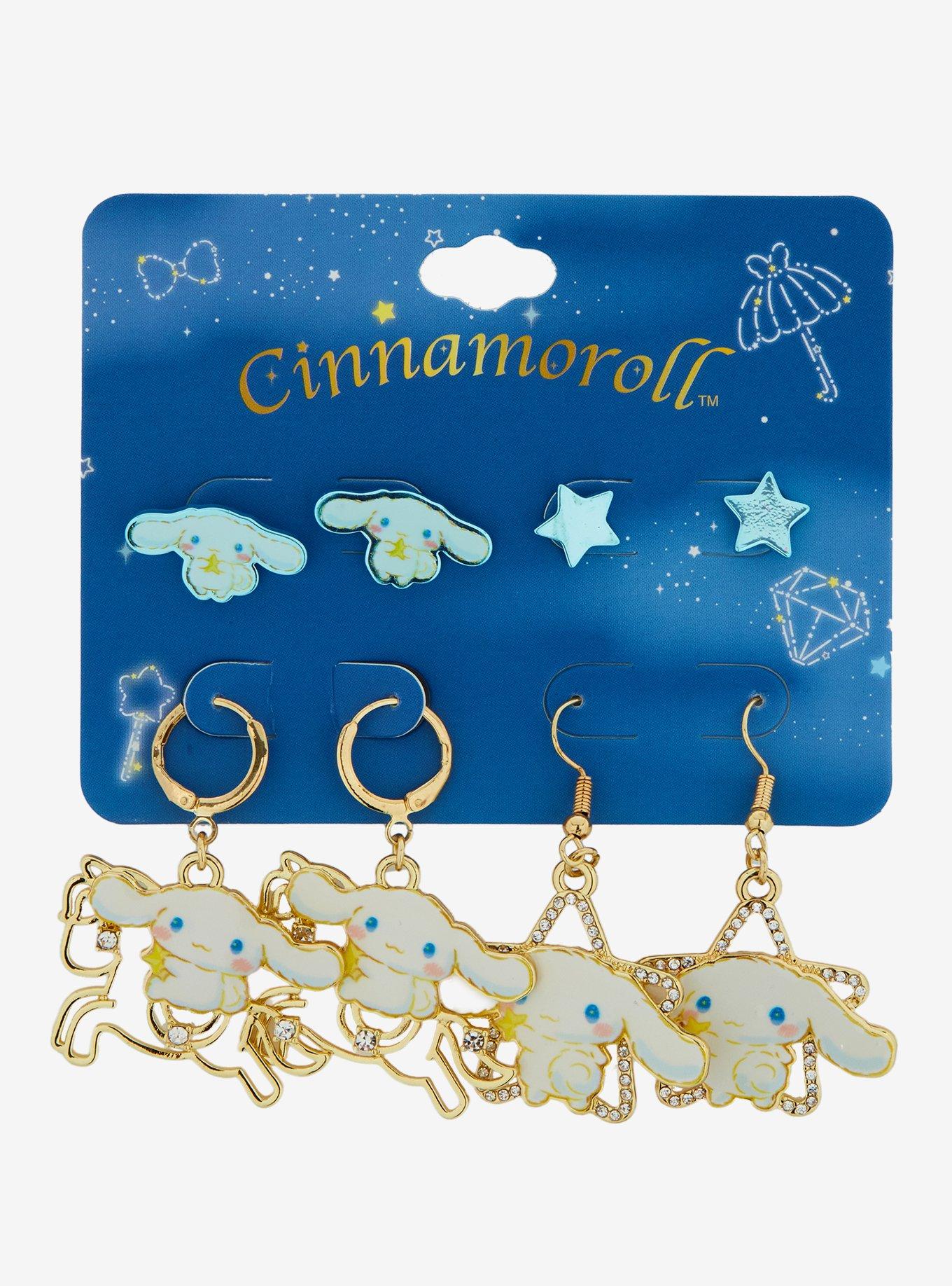 Cinnamoroll Stars Earring Set, , hi-res