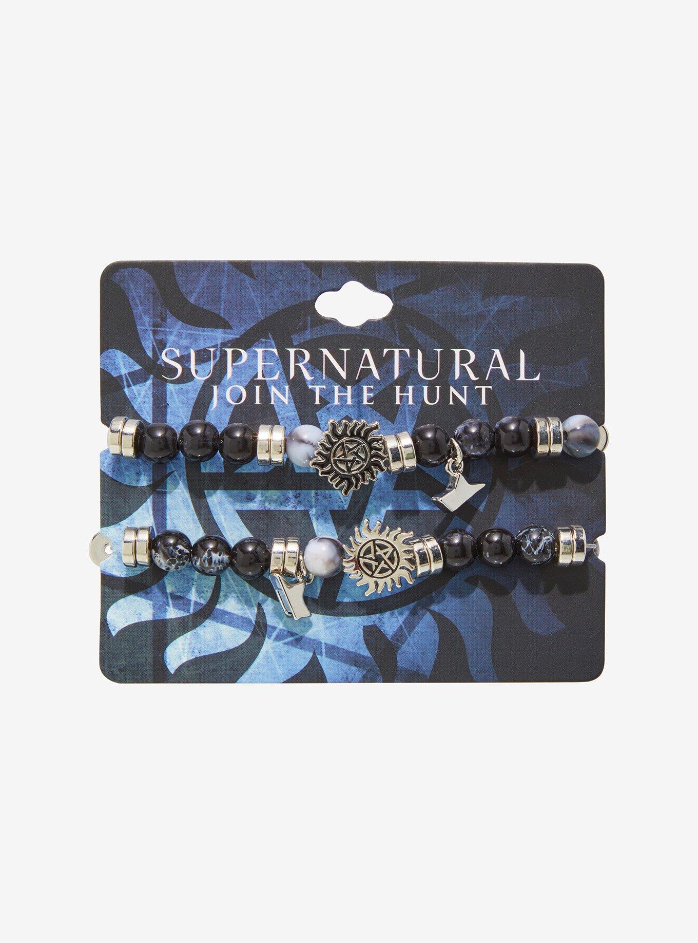 Supernatural Anti-Possession Magnetic Best Friend Bead Bracelet Set, , hi-res