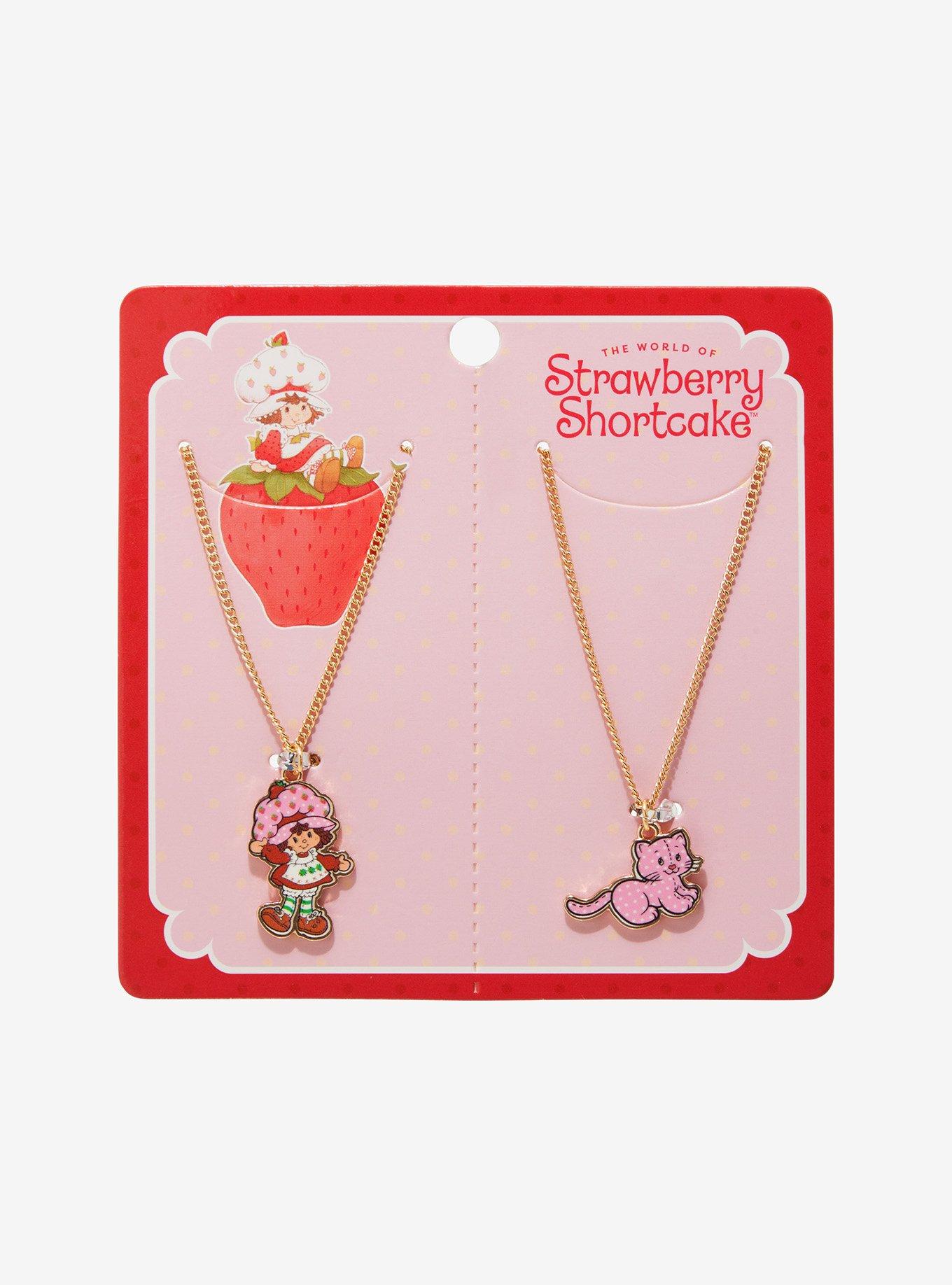 Strawberry Shortcake Custard Best Friend Necklace Set, , hi-res