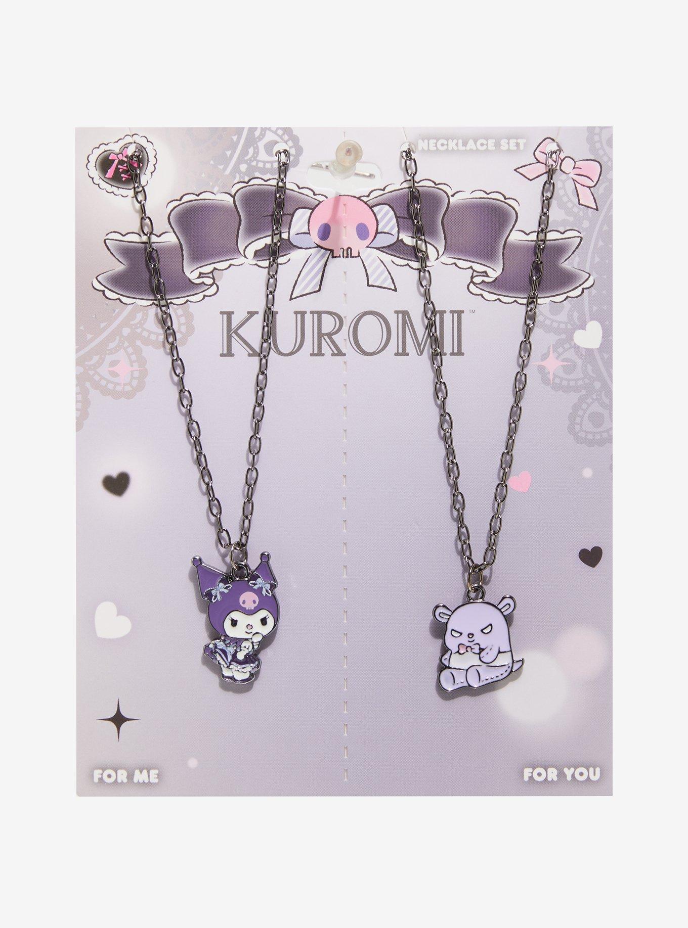 Kuromi & Baku Best Friend Necklace Set, , hi-res