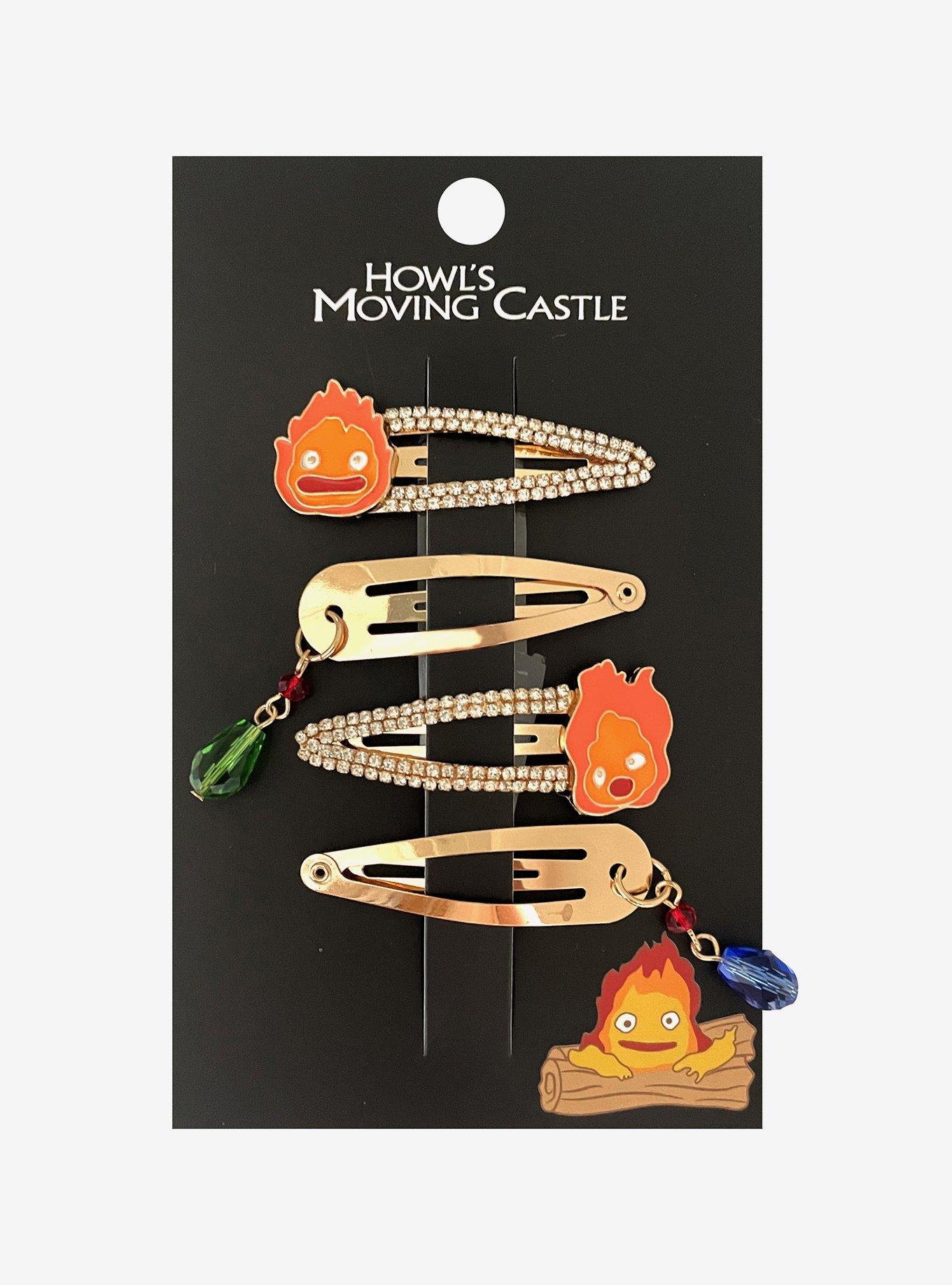 Studio Ghibli® Howl's Moving Castle Calcifer Bling Hair Clip Set, , hi-res
