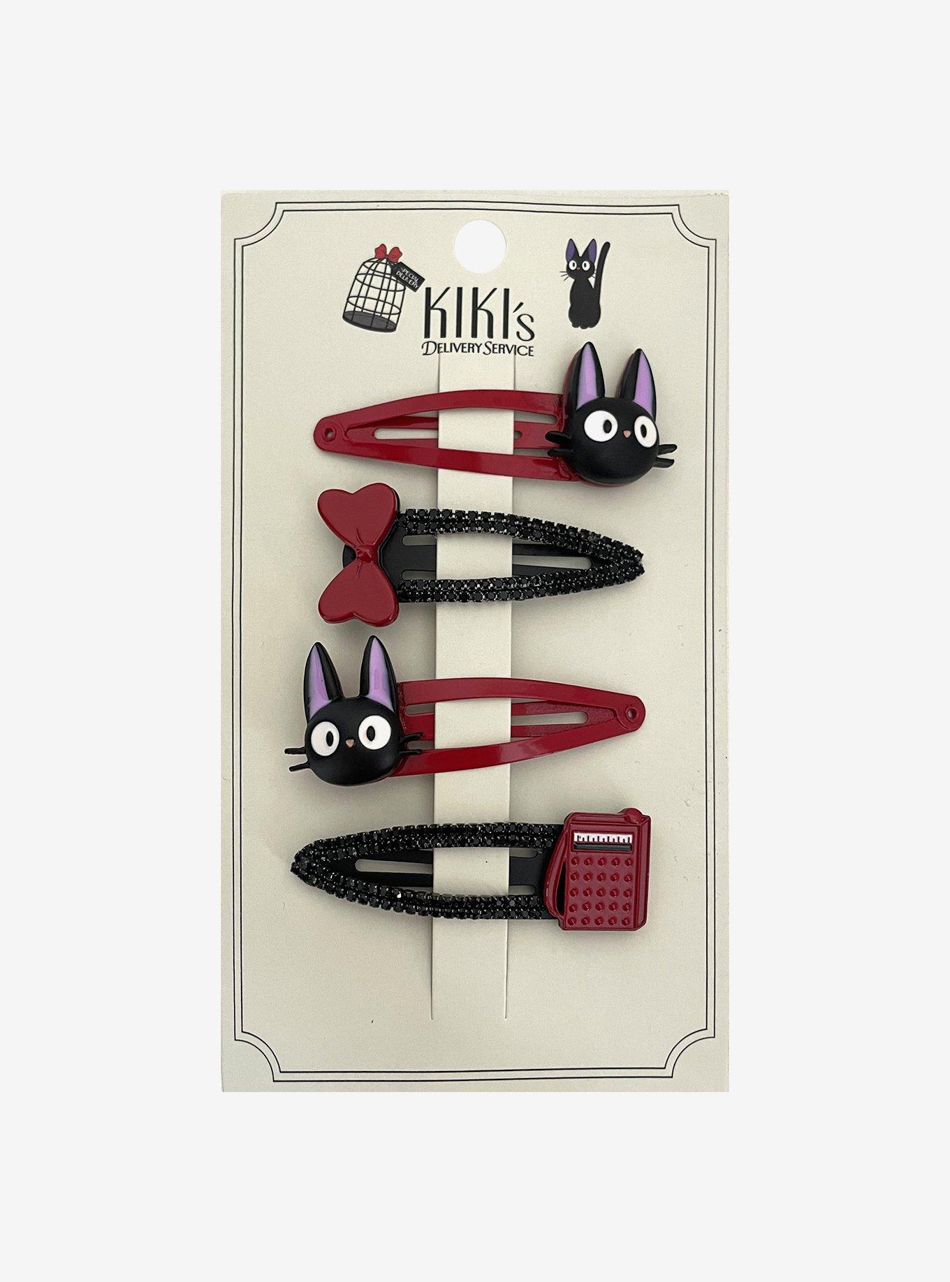 Studio Ghibli® Kiki's Delivery Service Jiji Icon Hair Clip Set, , hi-res