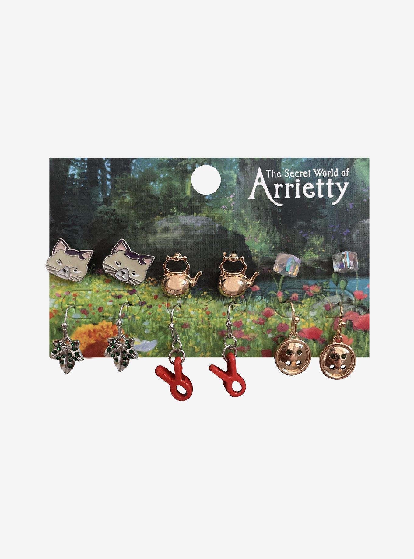 Studio Ghibli® The Secret World Of Arrietty Stud & Drop Earring Set, , hi-res