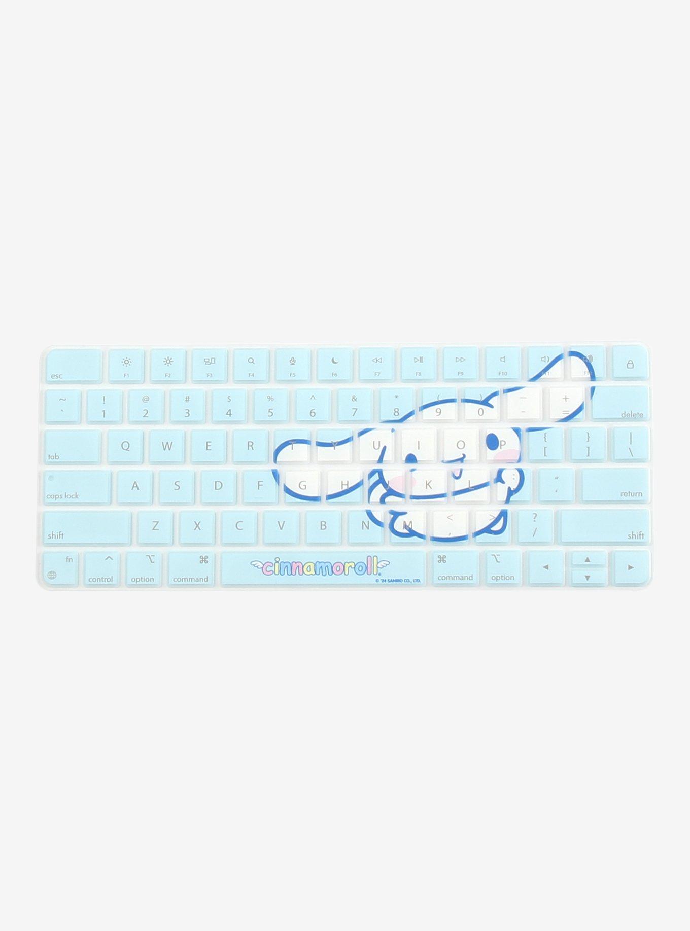 Sanrio Cinnamoroll Blue Silicone Keyboard Cover, , hi-res