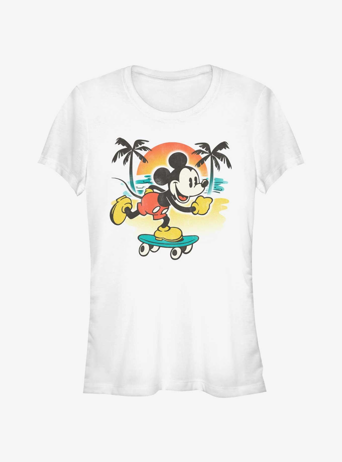 Disney Mickey Mouse Cali Sun Mickey Girls T-Shirt, WHITE, hi-res