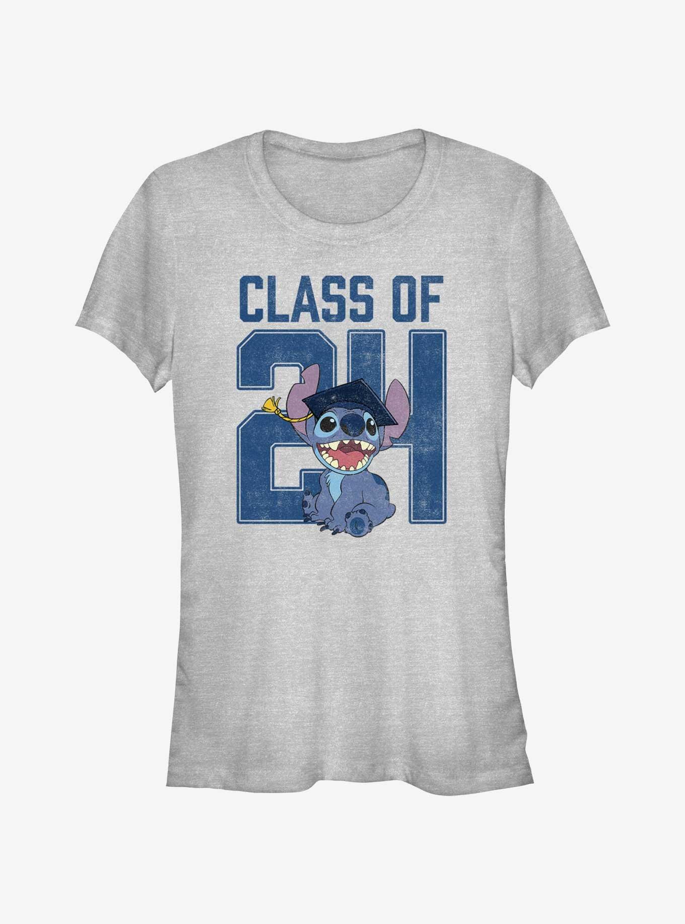Disney Lilo & Stitch Graduating Class Of 2024 Girls T-Shirt, ATH HTR, hi-res