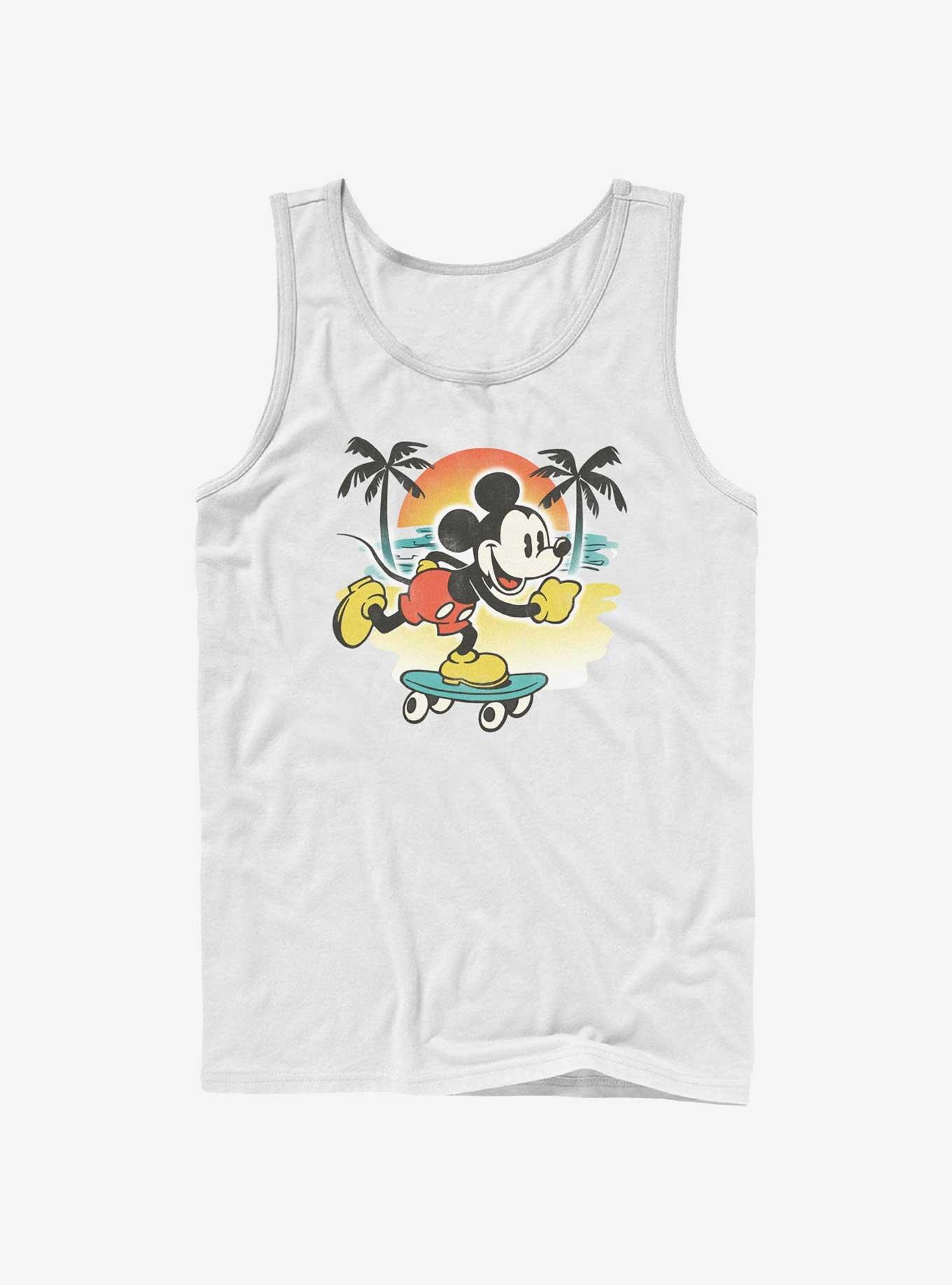 Disney Mickey Mouse Cali Sun Mickey Tank, WHITE, hi-res