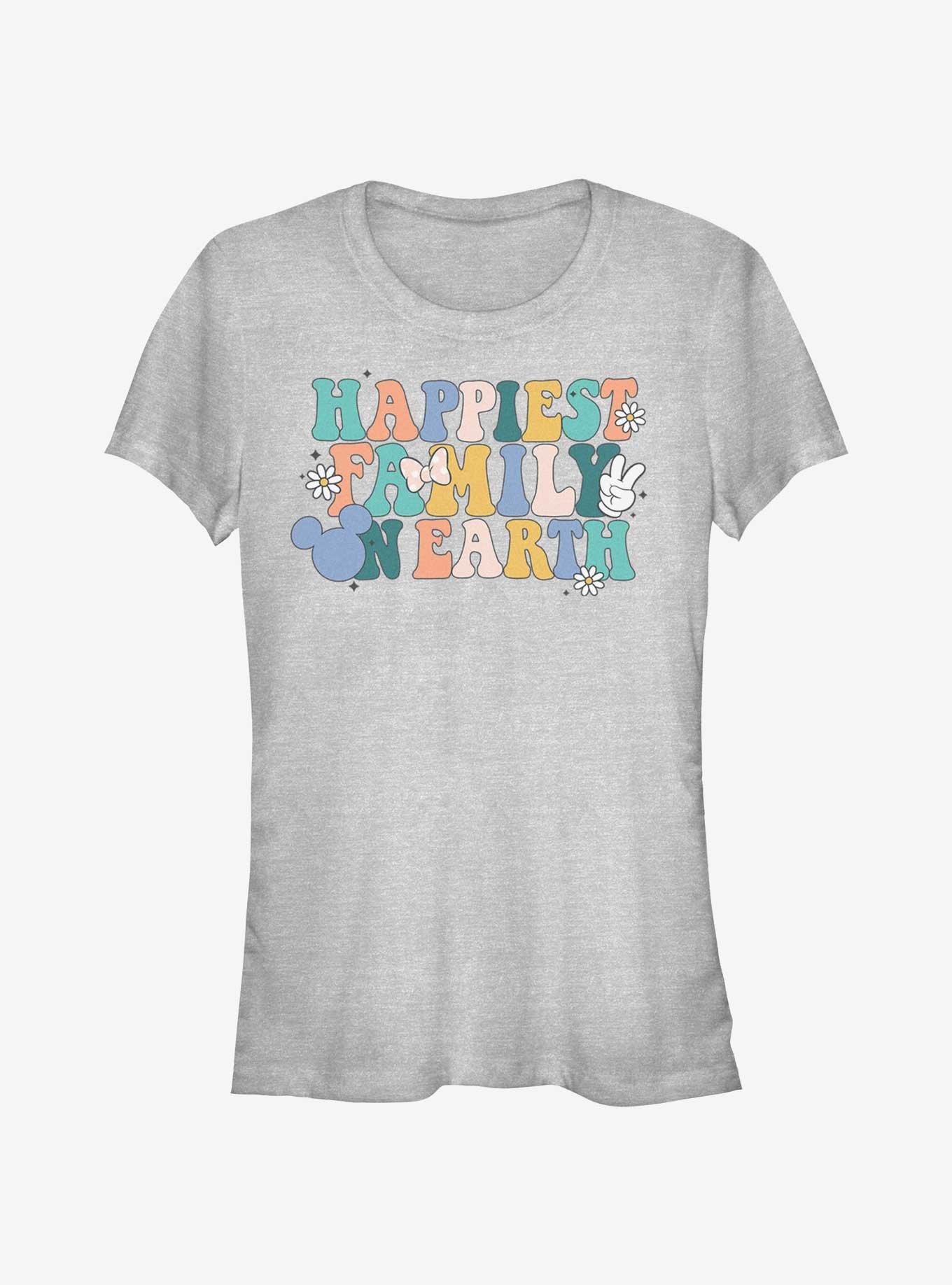 Disney Mickey Mouse Happiest Family On Earth Girls T-Shirt, , hi-res