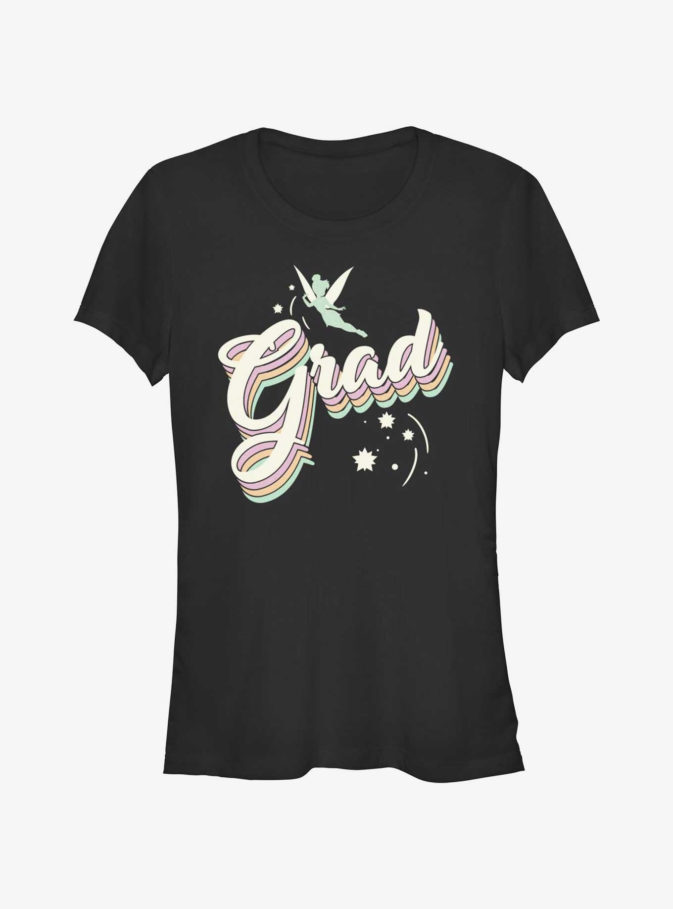Disney Tinker Bell Fairy Grad Girls T-Shirt, BLACK, hi-res