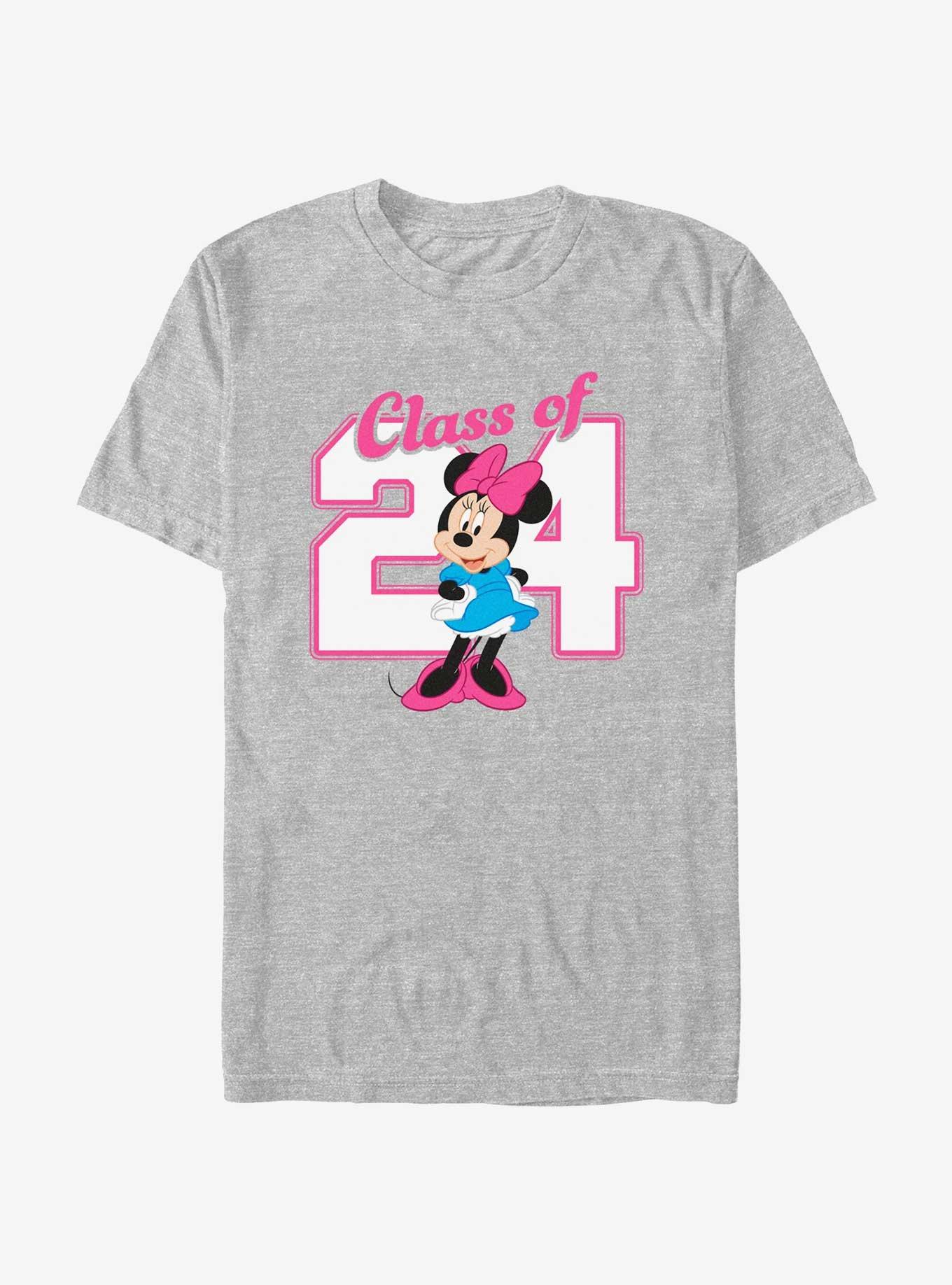Disney Minnie Mouse Graduating Class Of 2024 T-Shirt, ATH HTR, hi-res