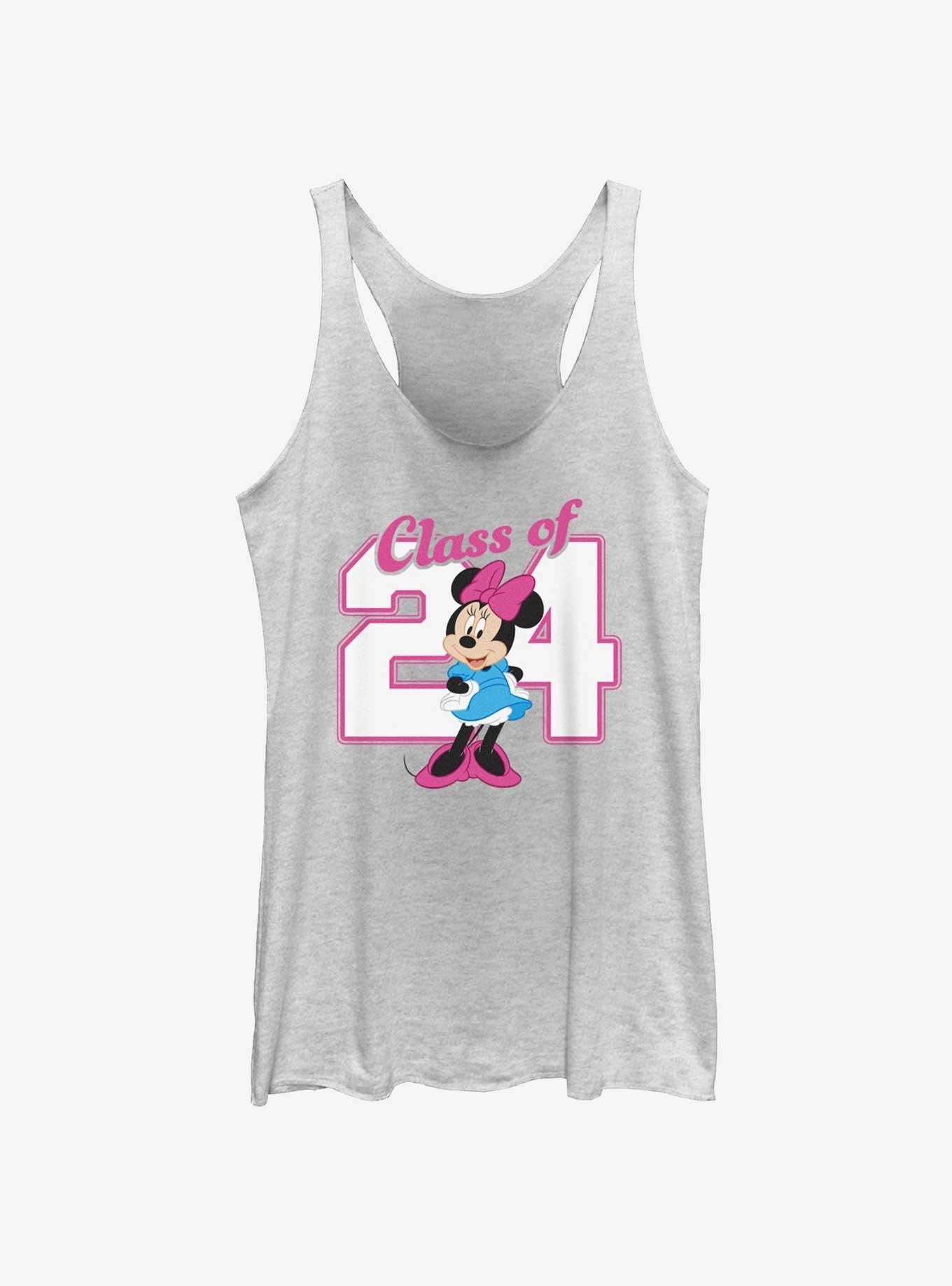 Disney Minnie Mouse Graduating Class Of 2024 Girls Tank, WHITE HTR, hi-res