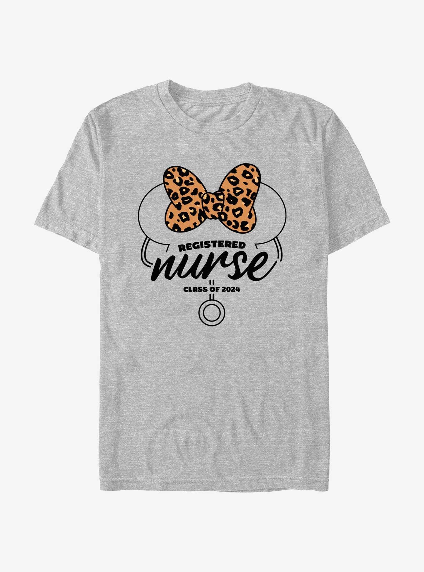 Disney Minnie Mouse Registered Nurse Class Of 2024 T-Shirt, ATH HTR, hi-res
