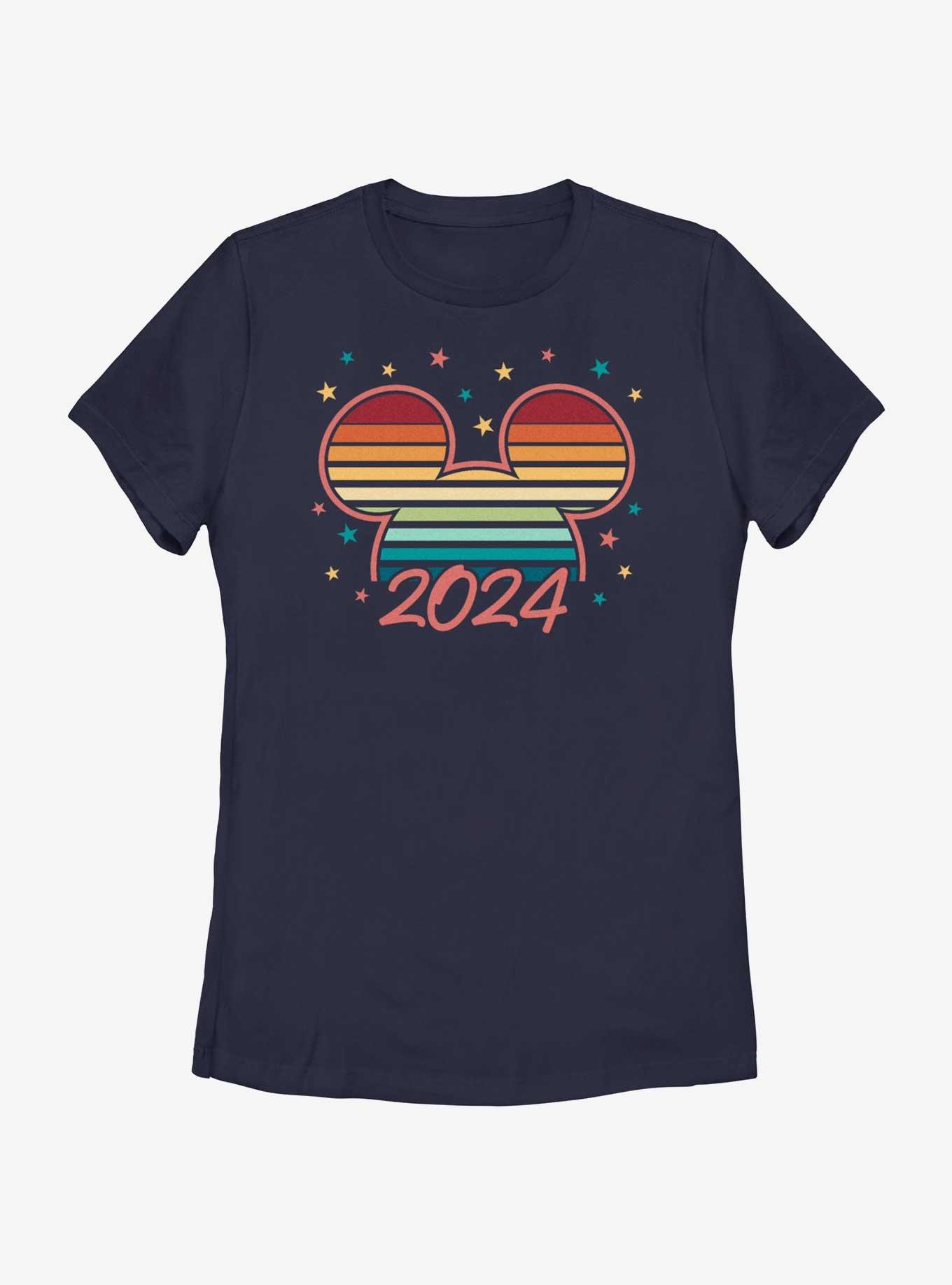 Disney Mickey Mouse Mickey Ears 2024 Womens T-Shirt, NAVY, hi-res