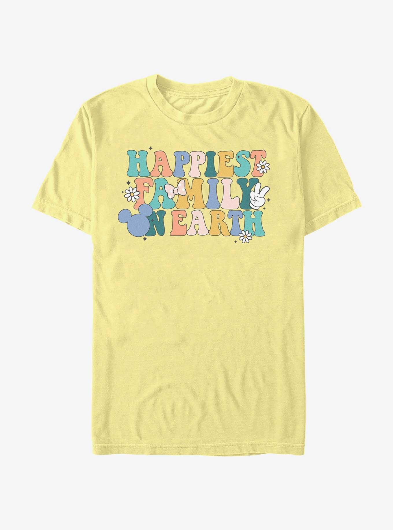 Disney Mickey Mouse Happiest Family On Earth T-Shirt, , hi-res