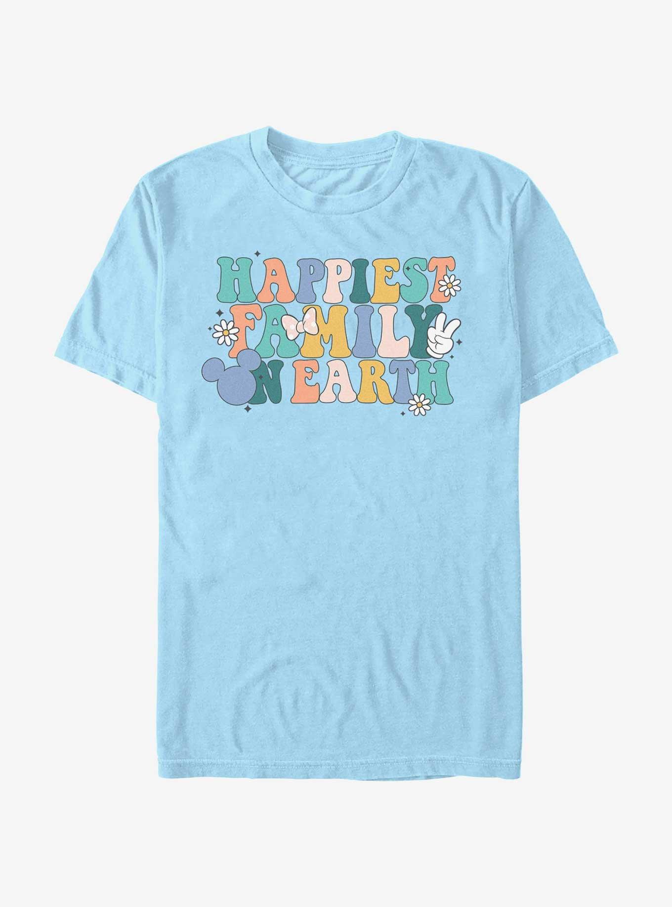 Disney Mickey Mouse Happiest Family On Earth T-Shirt, , hi-res