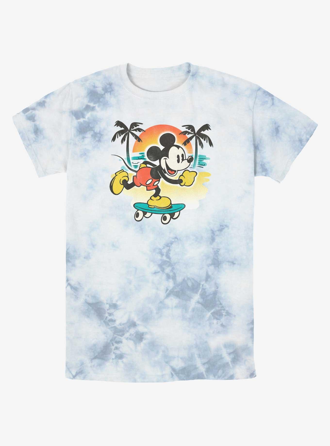 Disney Mickey Mouse Cali Sun Mickey Tie-Dye T-Shirt, WHITEBLUE, hi-res