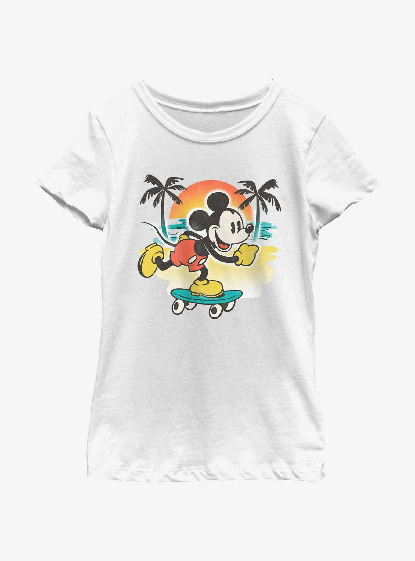 Disney Mickey Mouse Cali Sun Mickey Youth Girls T-Shirt, , hi-res