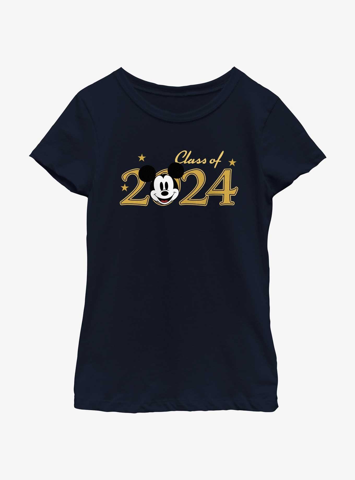 Disney Mickey Mouse Graduating Class Of 2024 Youth Girls T-Shirt, , hi-res