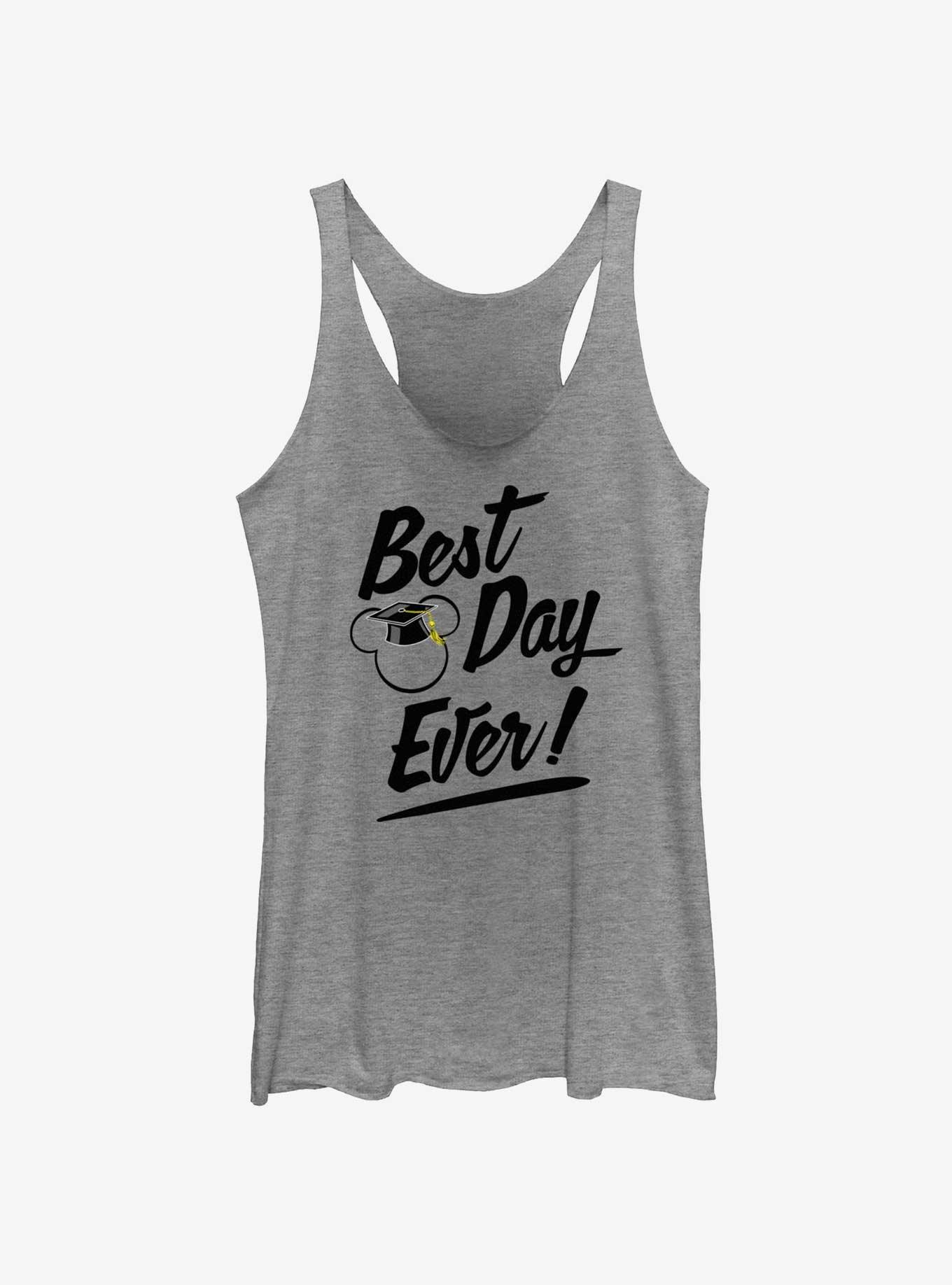 Disney Mickey Mouse Best Graduation Day Womens Tank Top, GRAY HTR, hi-res