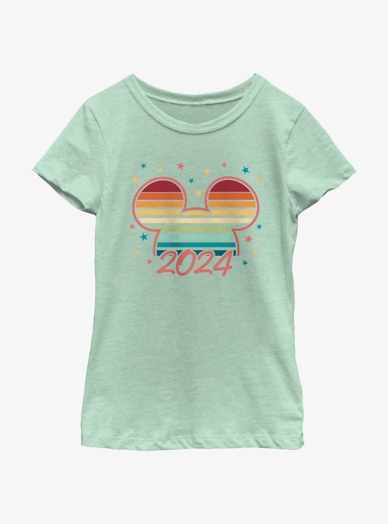 Disney Mickey Mouse Mickey Ears 2024 Youth Girls T-Shirt, MINT, hi-res