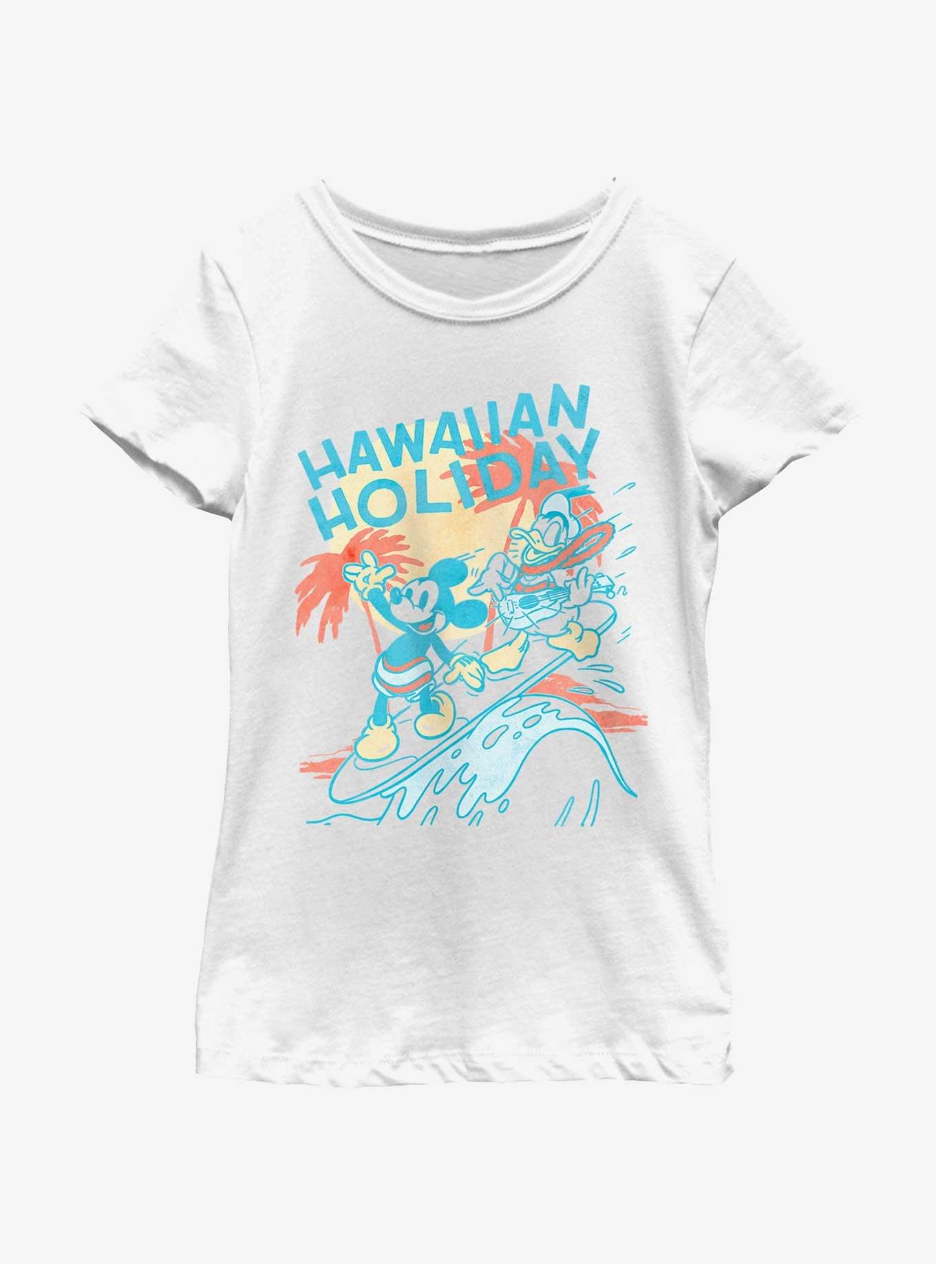 Disney Mickey Mouse Surfs Up Holiday Youth Girls T-Shirt, , hi-res