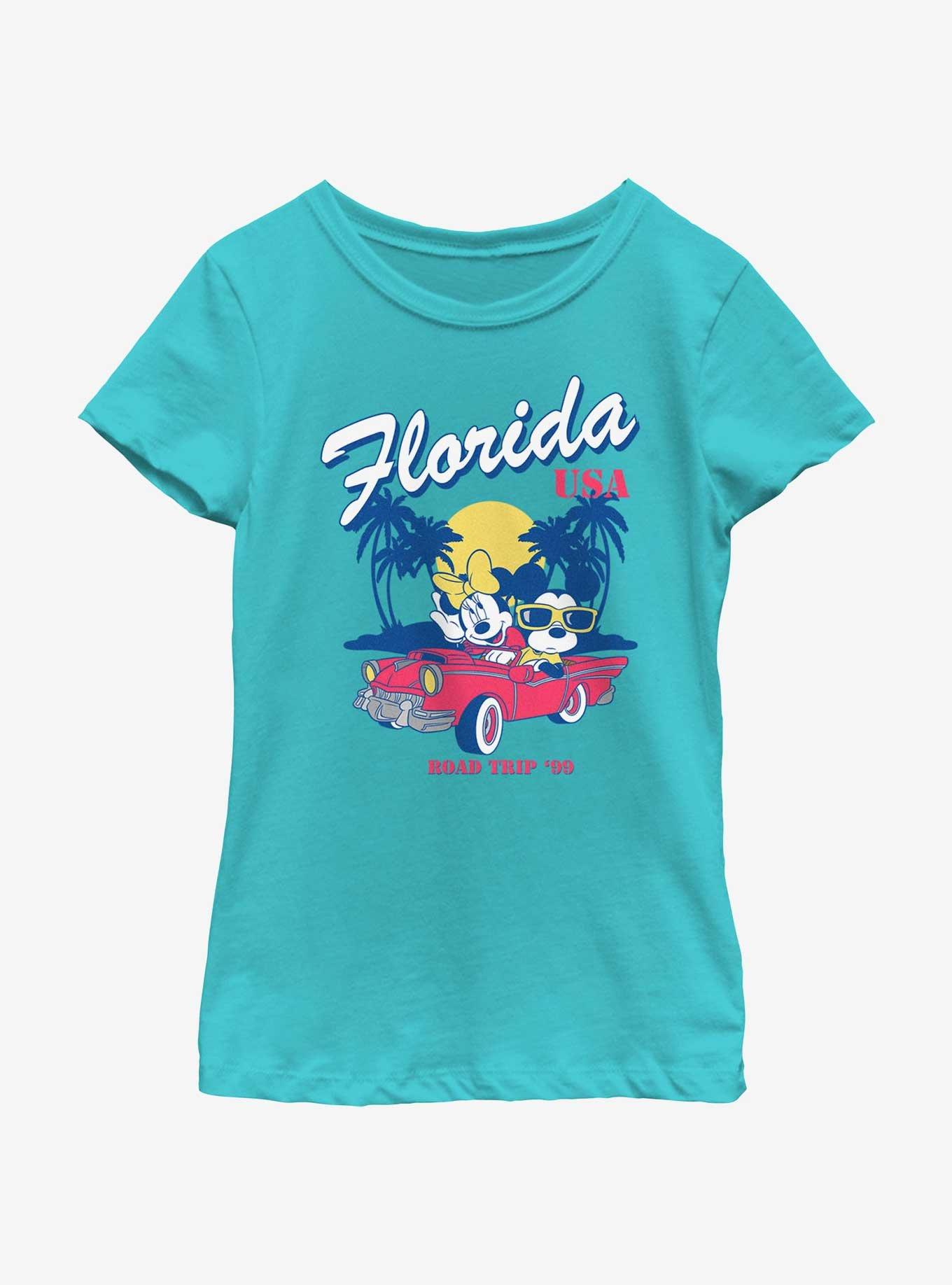 Disney Mickey Mouse Mickey Minnie Road Trip Youth Girls T-Shirt, , hi-res