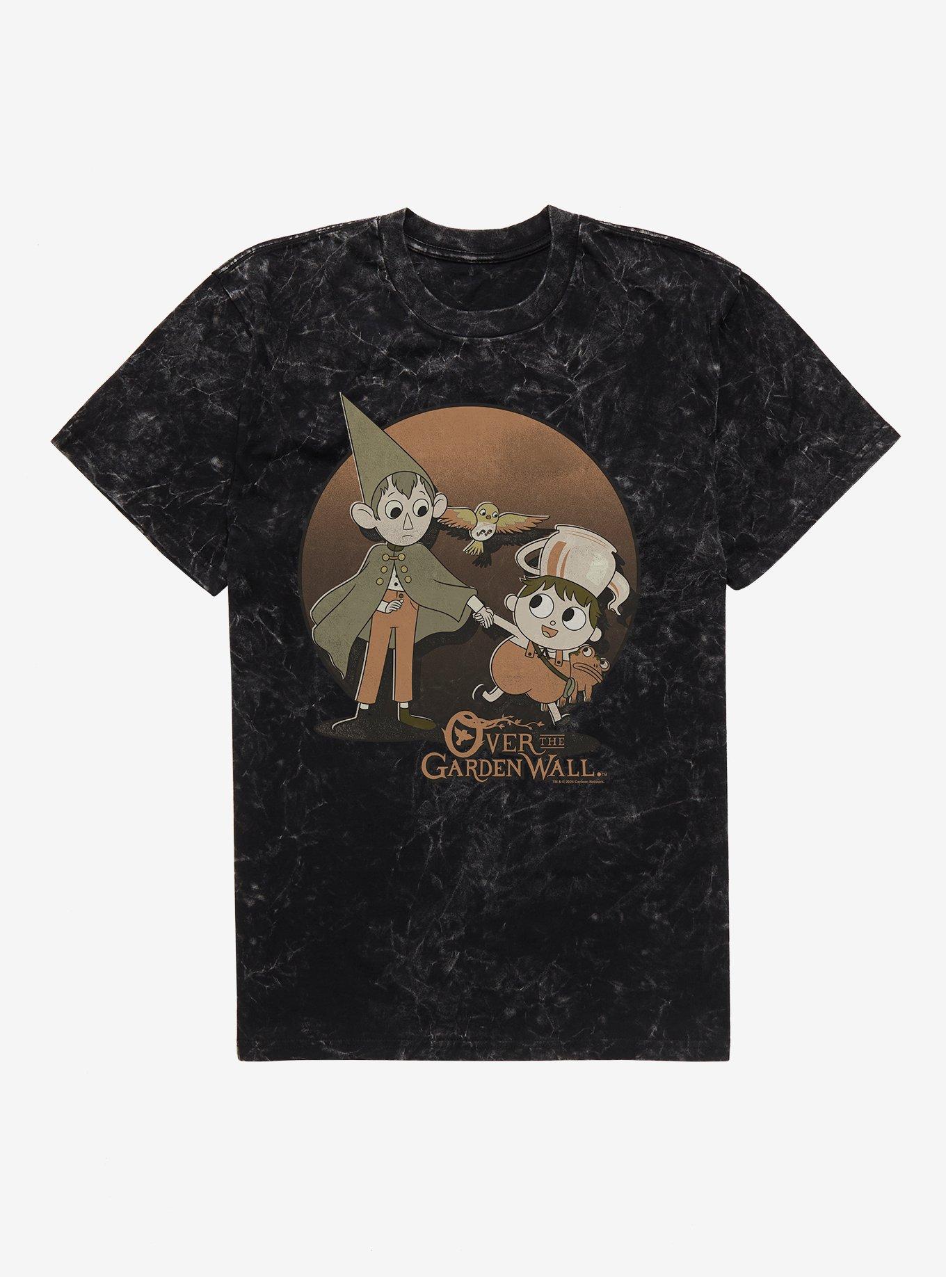 Over The Garden Wall Wirt And Greg T-Shirt, BLACK MINERAL WASH, hi-res