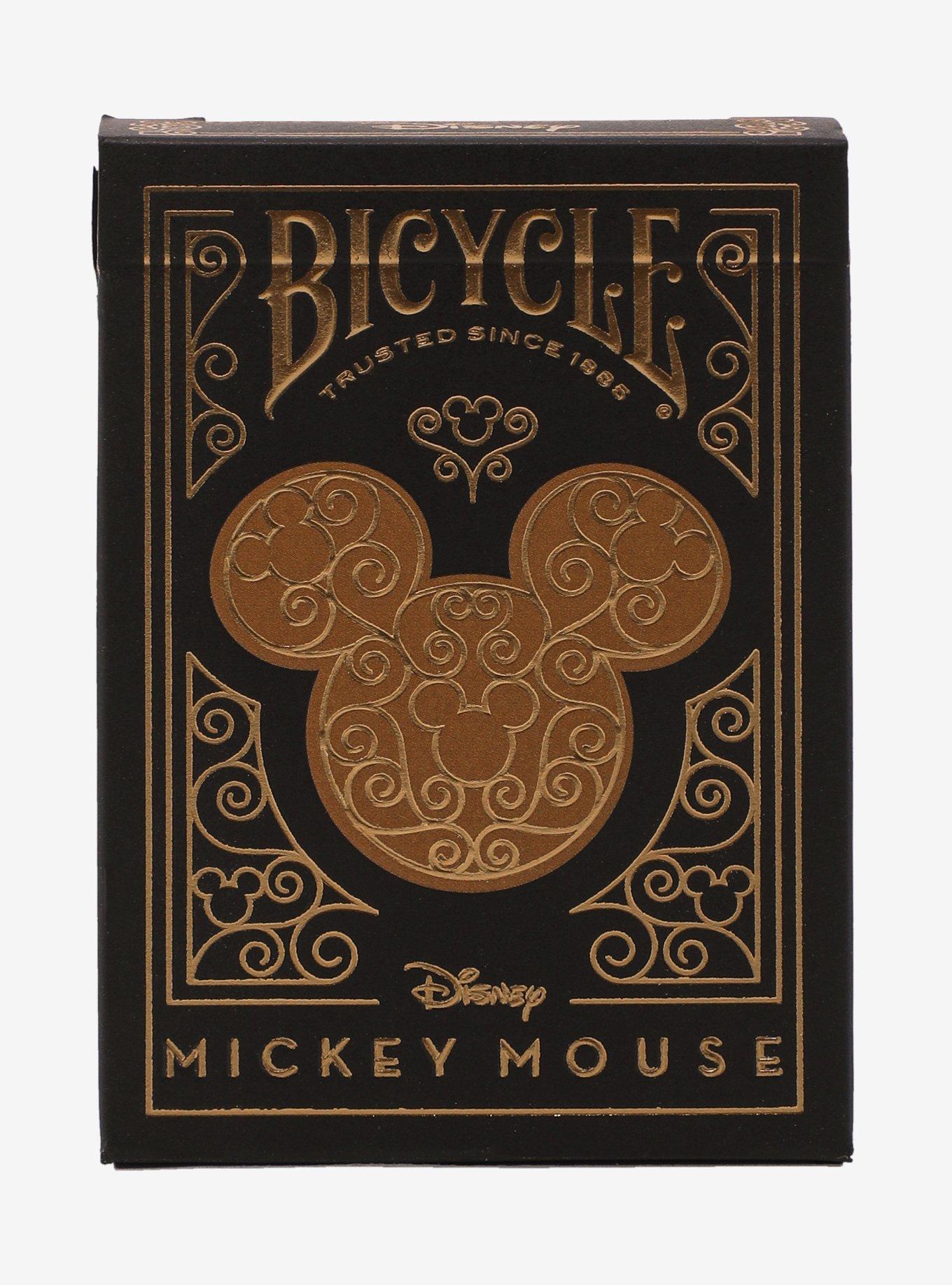 Bicycle Disney Mickey Mouse Black & Gold Playing Cards, , hi-res