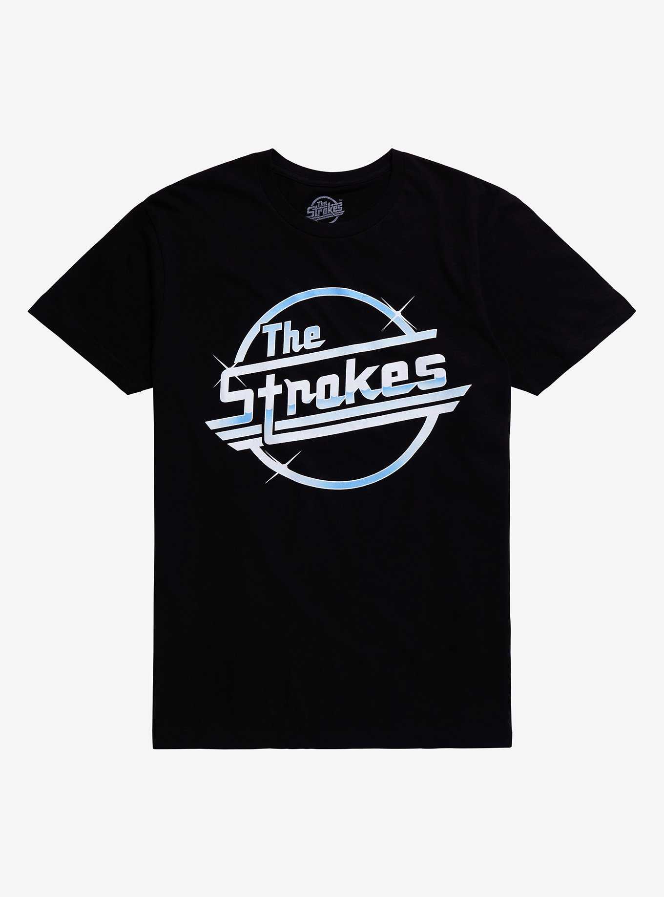 The Strokes Chrome Logo T-Shirt, , hi-res