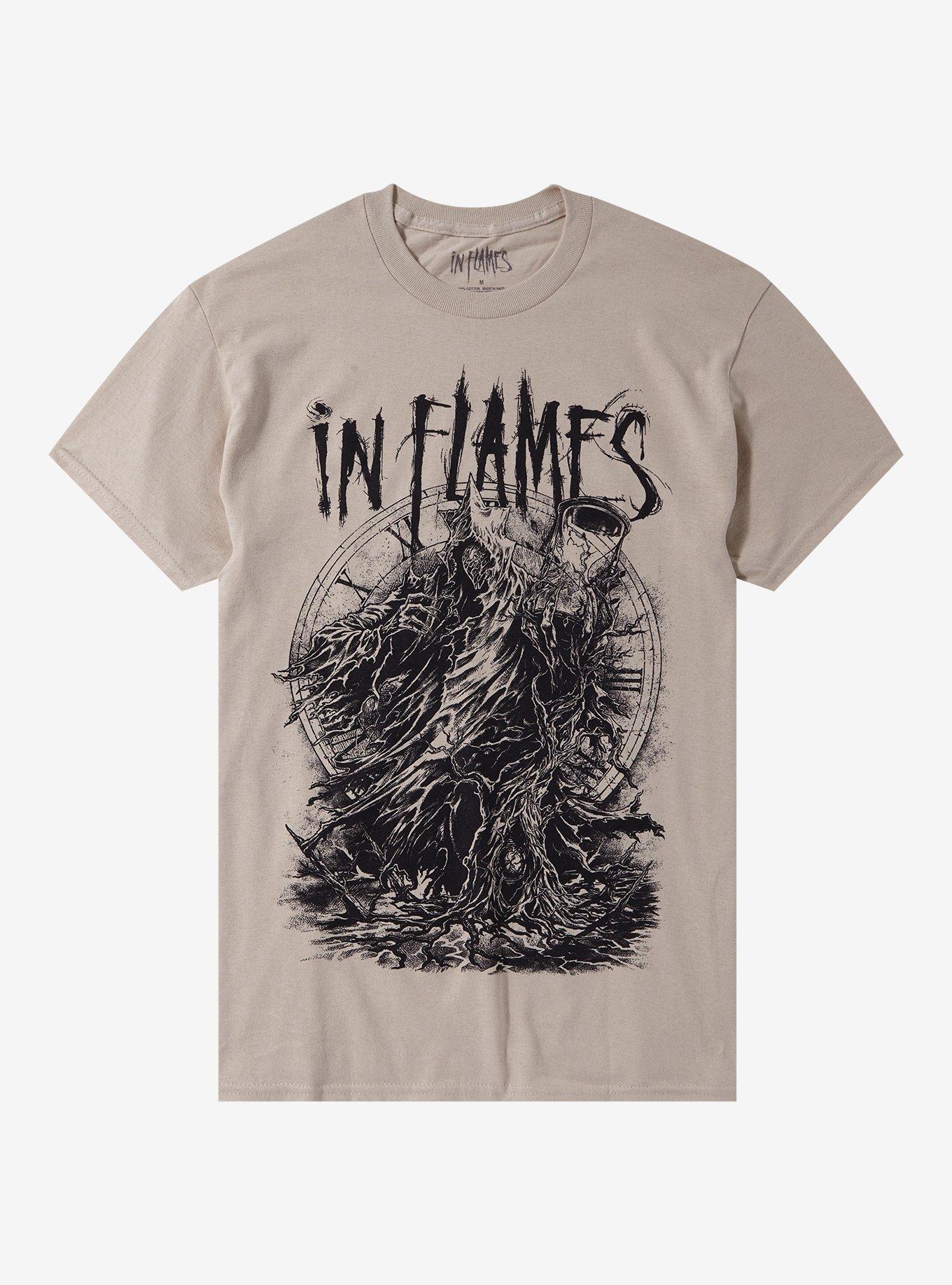 In Flames Cloaked Ghoul T-Shirt, SAND, hi-res
