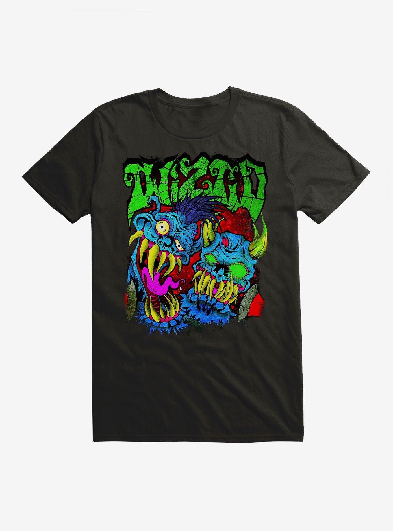 Twiztid Evilution Cartoon T-Shirt, BLACK, hi-res