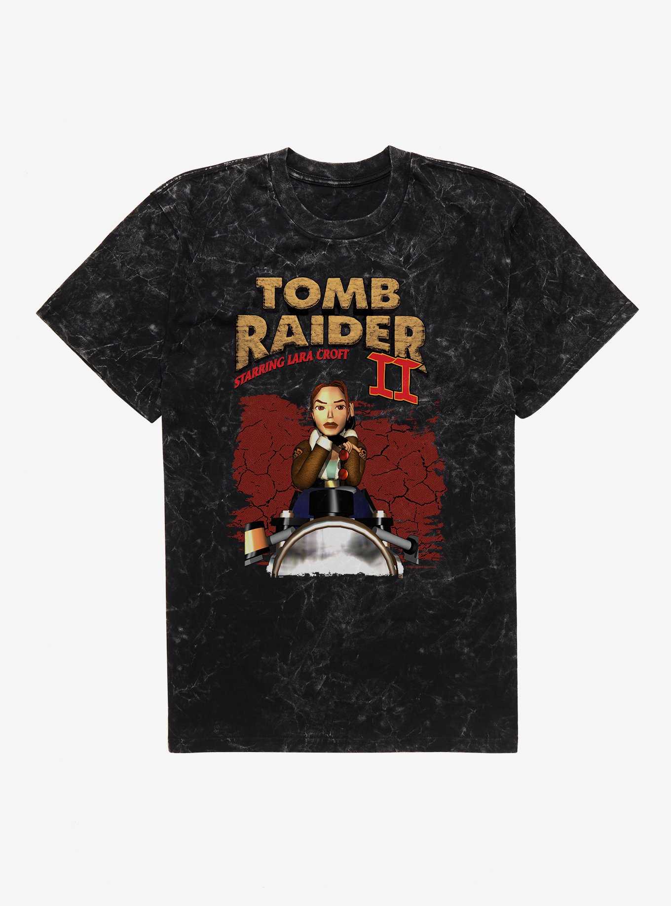 Tomb Raider II Starring Lara Croft Mineral Wash T-Shirt, , hi-res